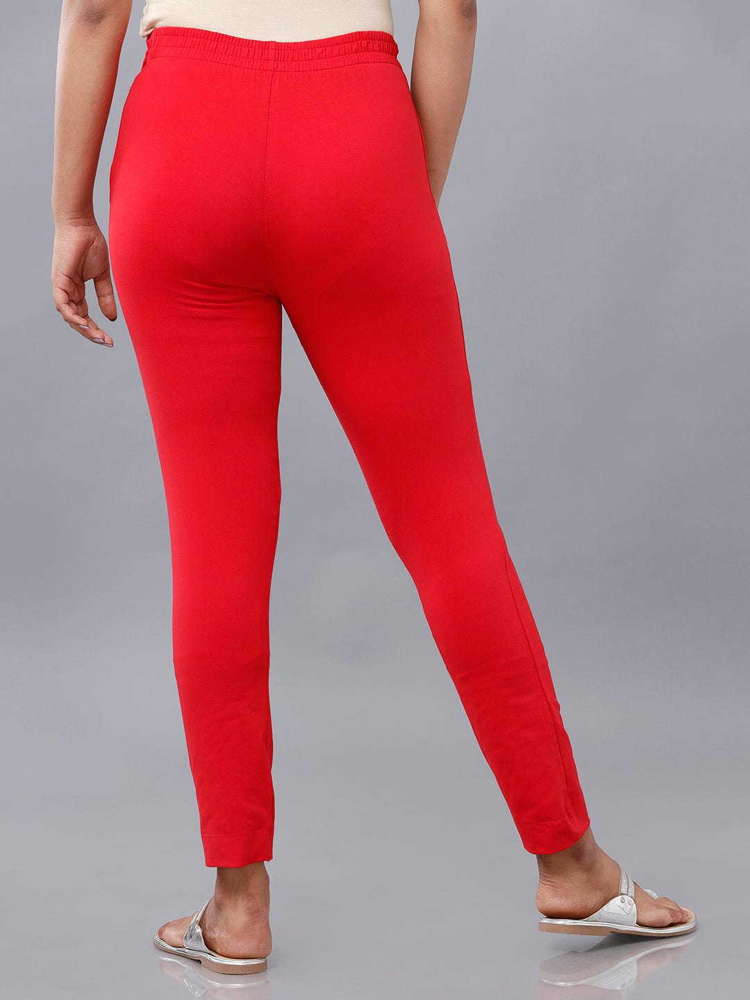 Women Red Casual Pants