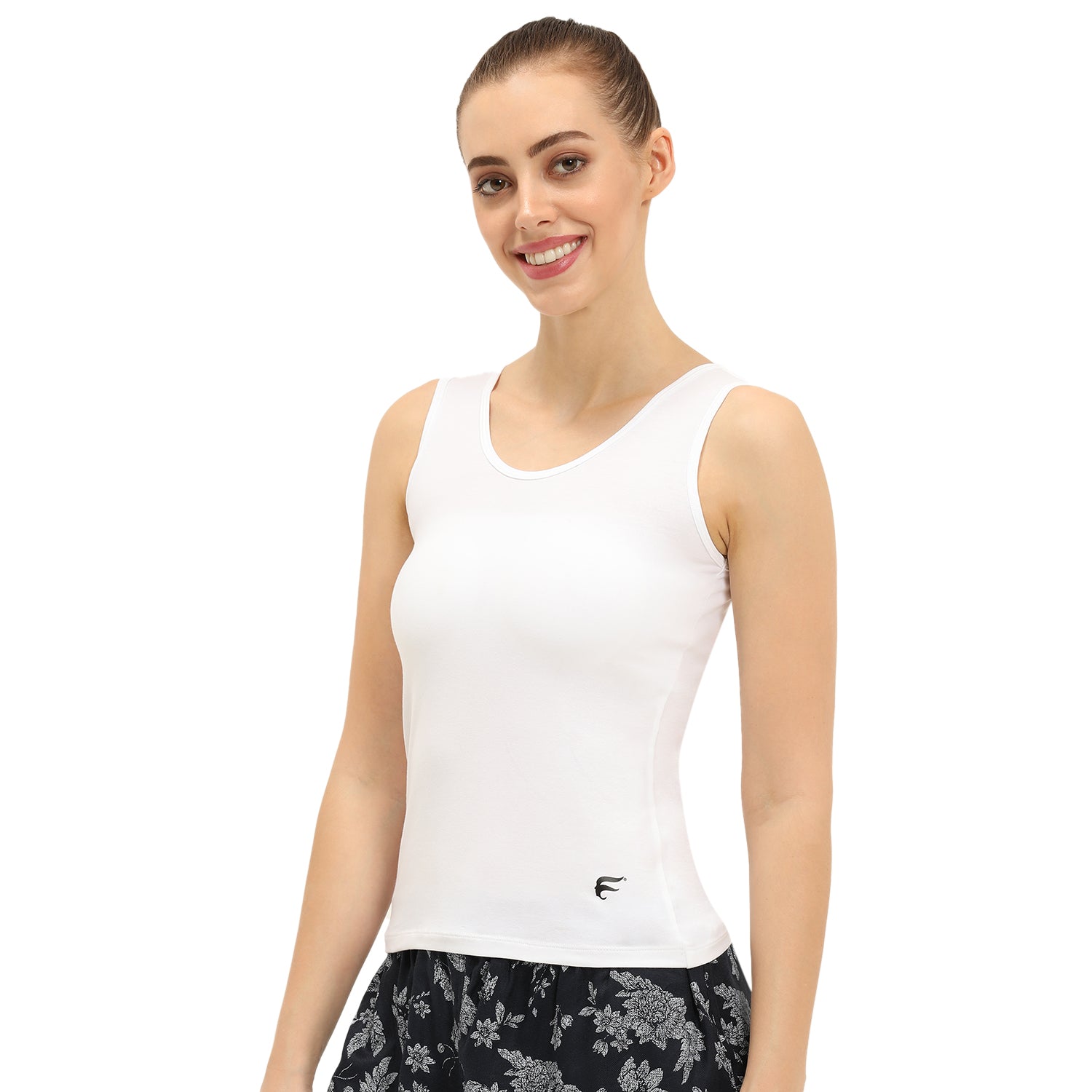 Regular Fit U-Neck Short Length Tank Top