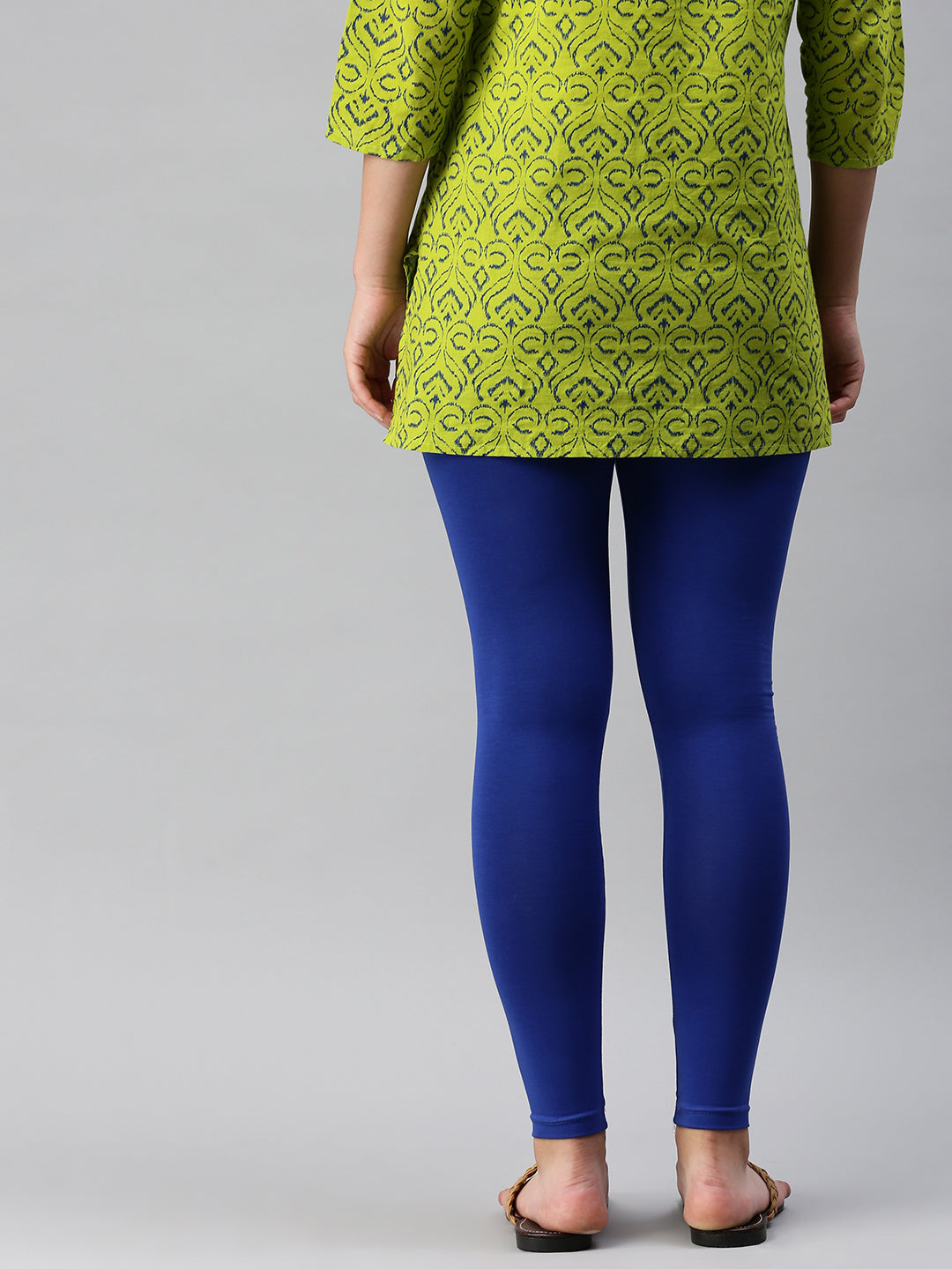 Women Blue Casual Leggings
