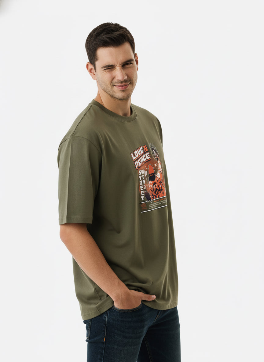 Men Oversized Cotton T-Shirt