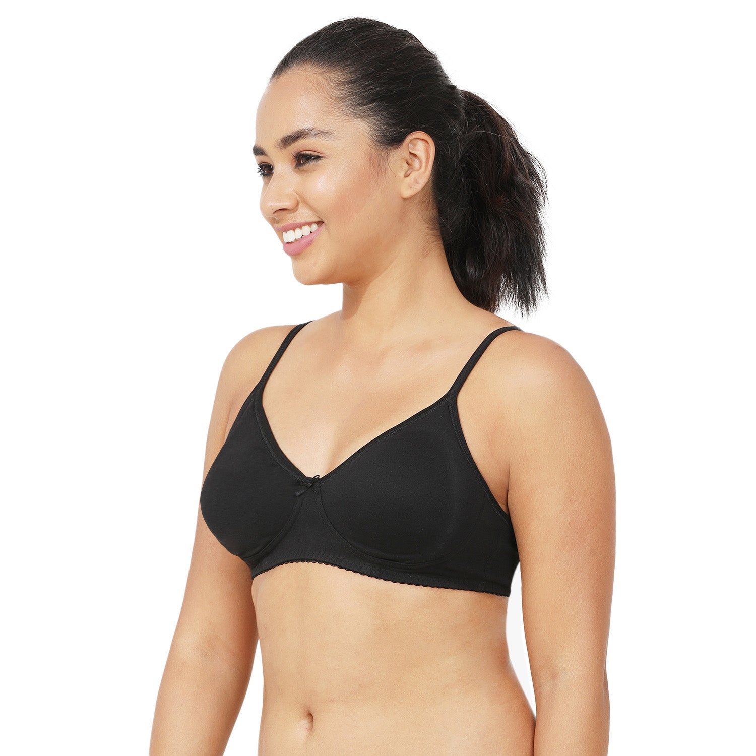 Non-Padded Non-Wired 3/4th Coverage T-Shirt Bra