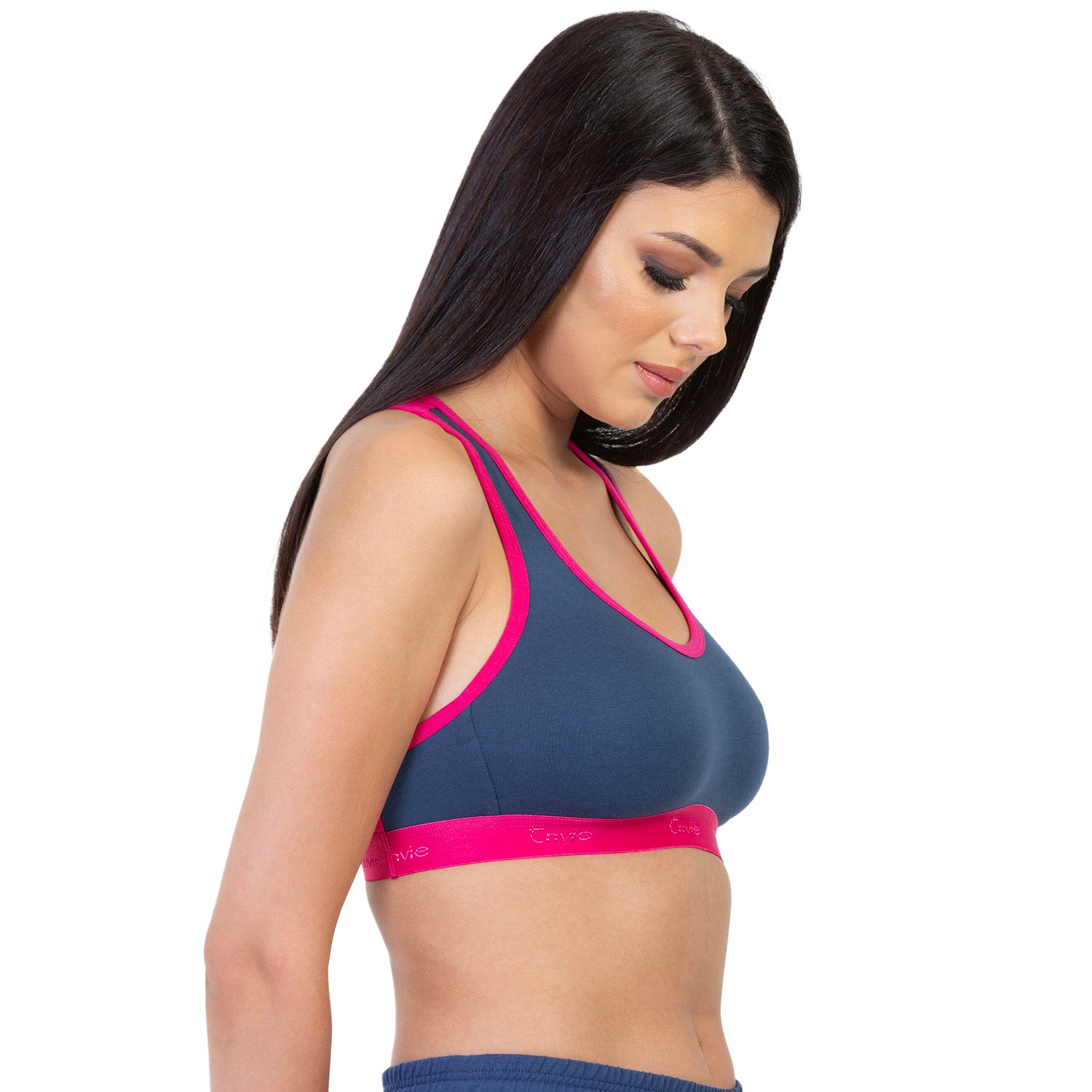 Non-Padded Non-Wired Full Coverage Sports Bra