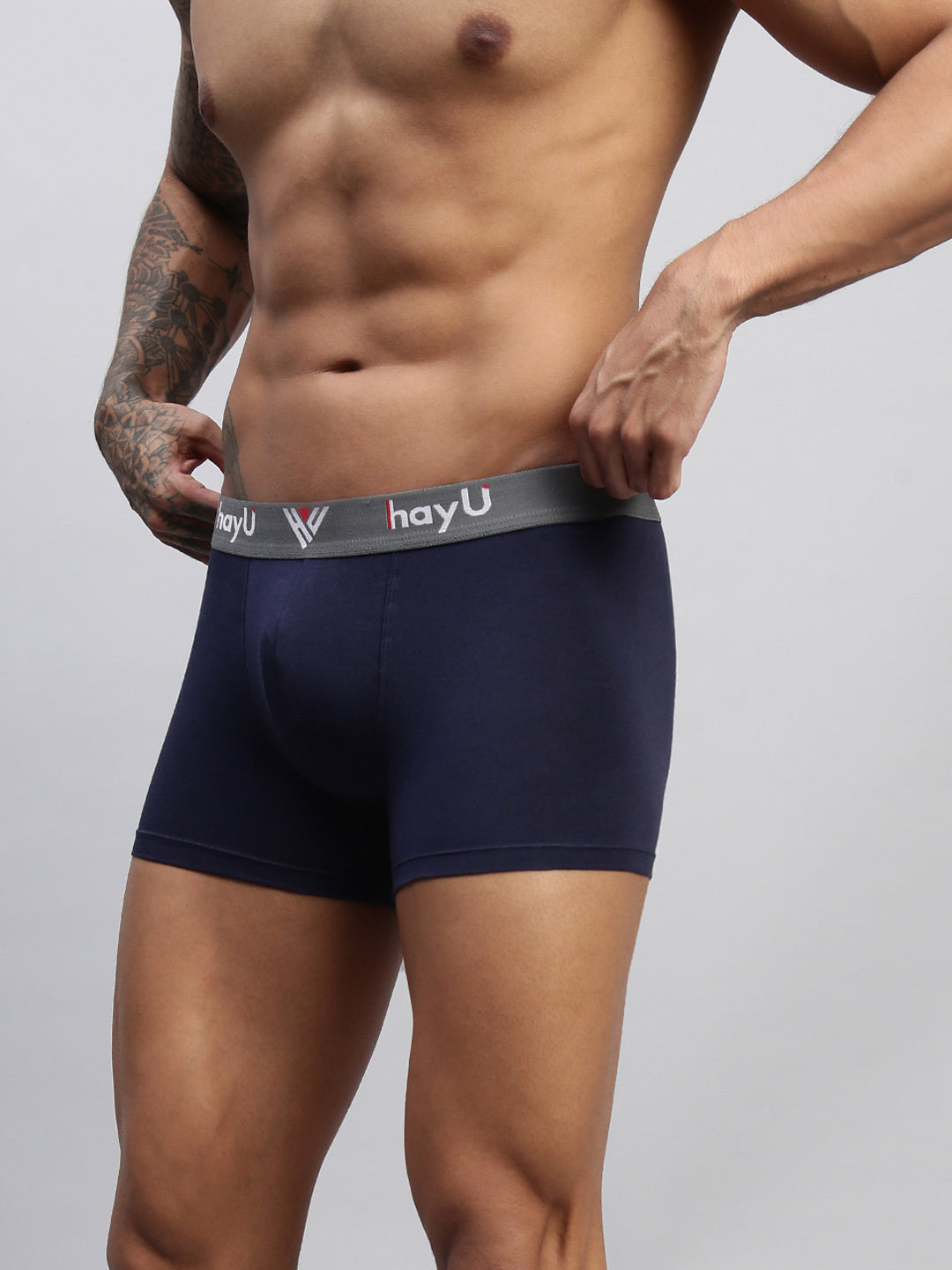 Men Pack of 2 Cotton Elastane Trunks