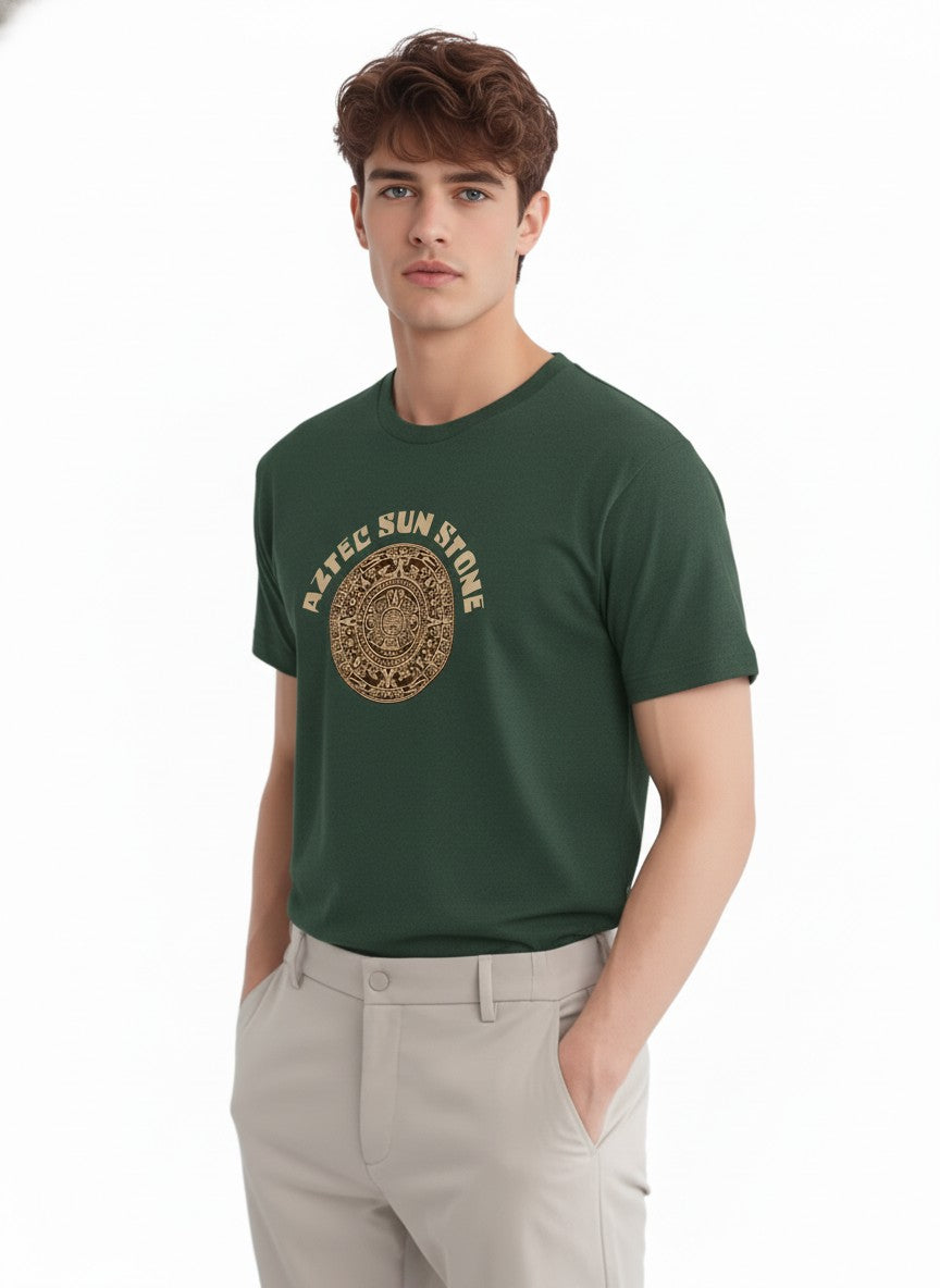 Men Cotton Tribal T-Shirt