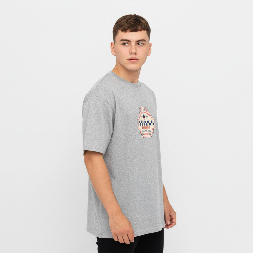 Men Oversized Cotton Printed T-Shirt