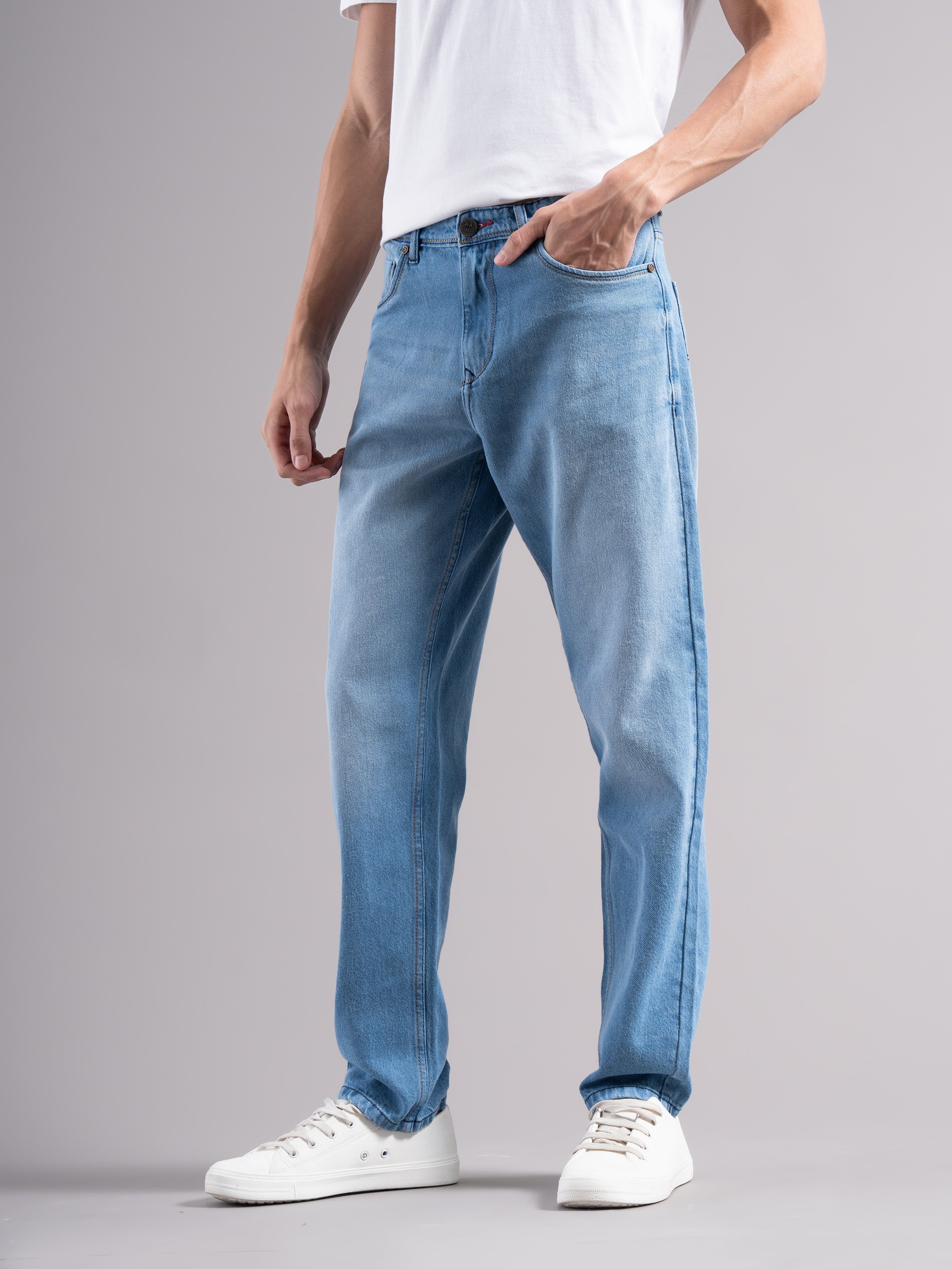 Men Blue Regular Fit Jeans