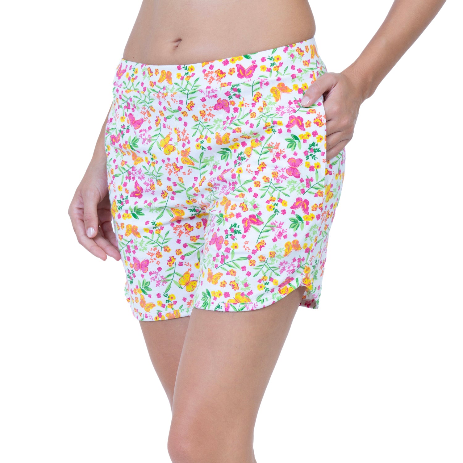Women Multi Regular Fit Thigh Length Shorts