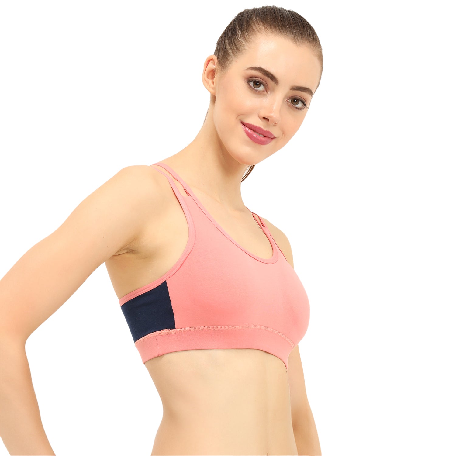 Padded Non-Wired Full Coverage Sports Bra