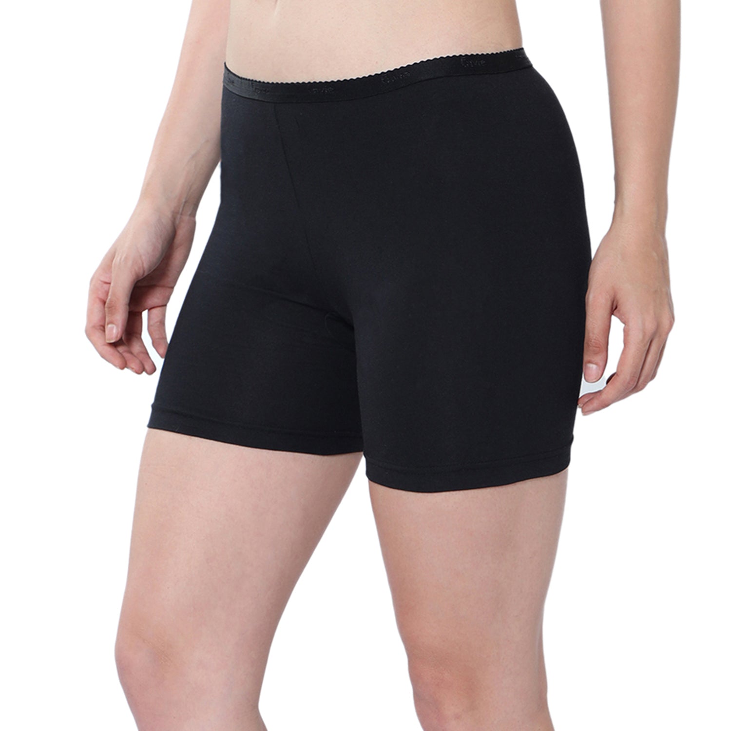 Women Black Cycling Shorts