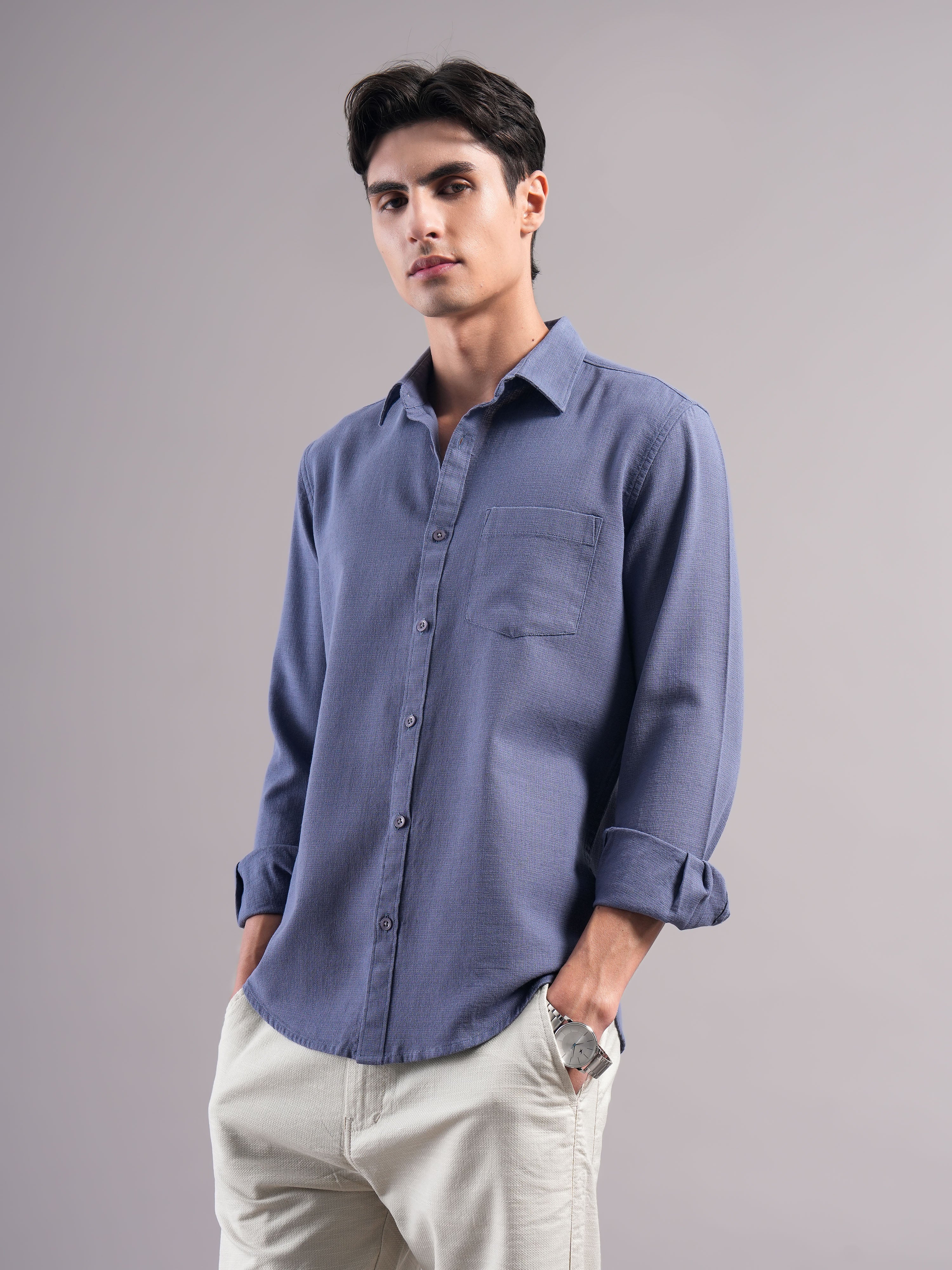 Men Organic Cotton Solid Shirts