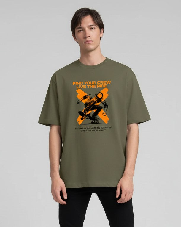 Men Oversized Cotton T-Shirt