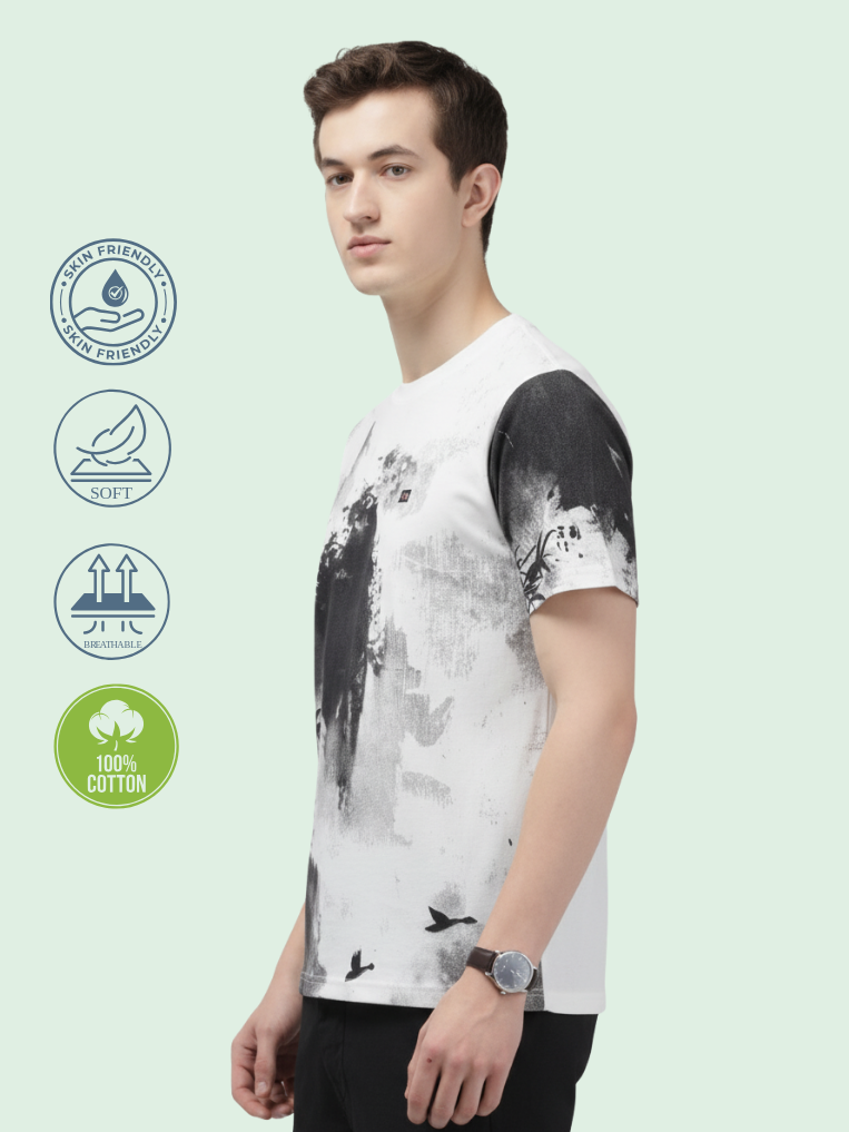 Men All-Over Cotton T-Shirt