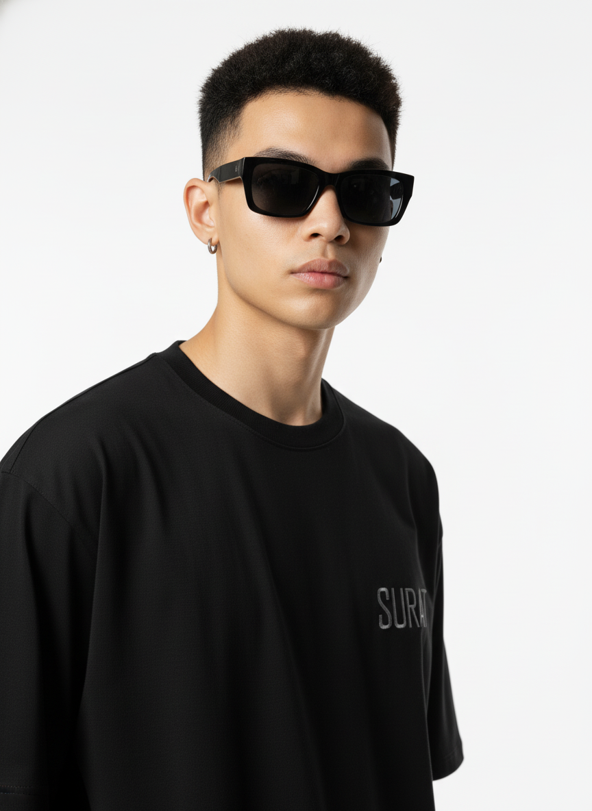 Men Printed Cotton Oversized T-Shirt