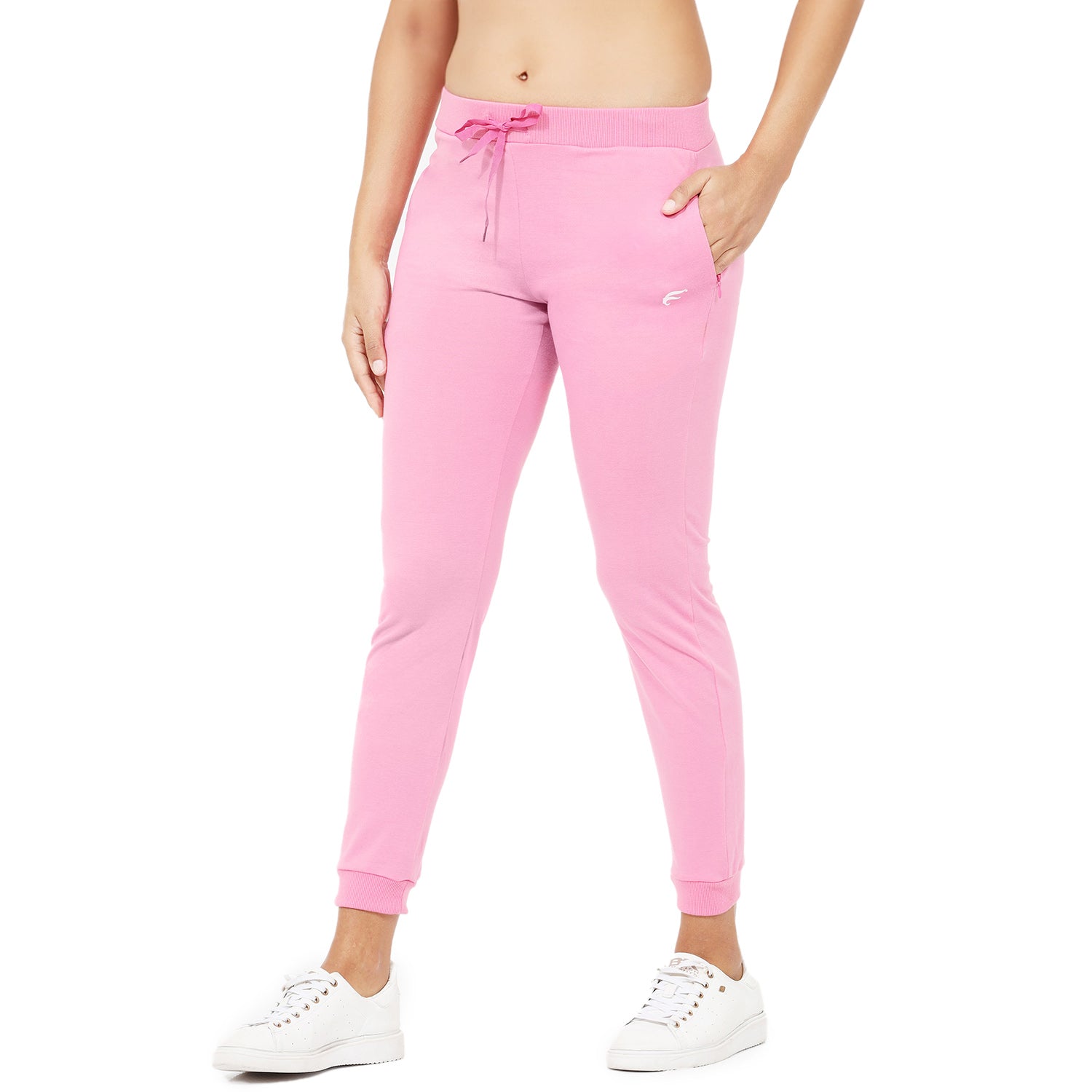 Women Pink Ankle Length Jogger Pant