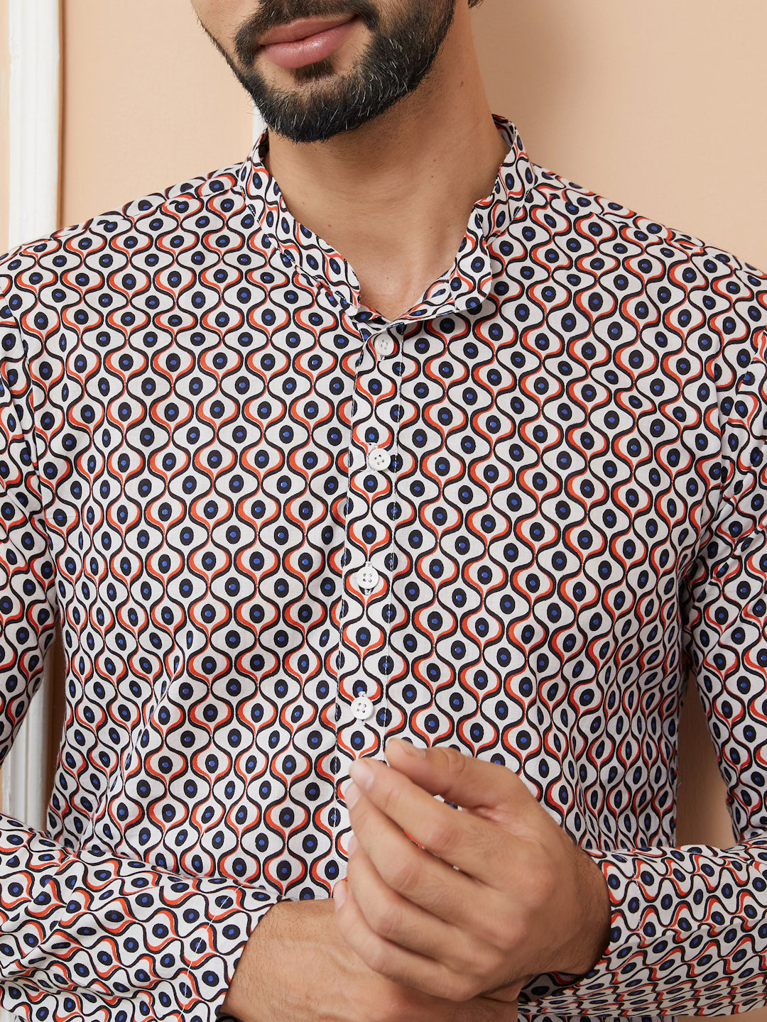 Men Multi Cotton Kurta