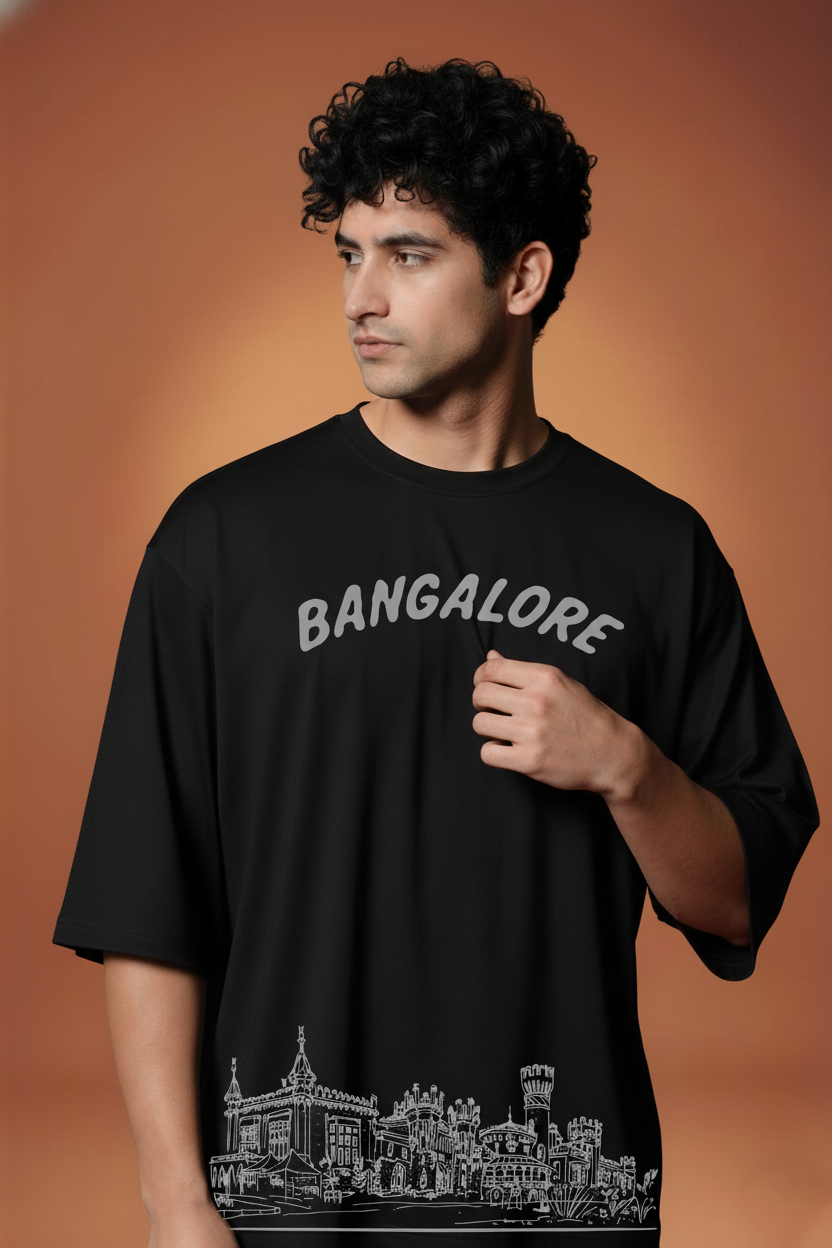 Men Printed Cotton Oversized T-Shirt