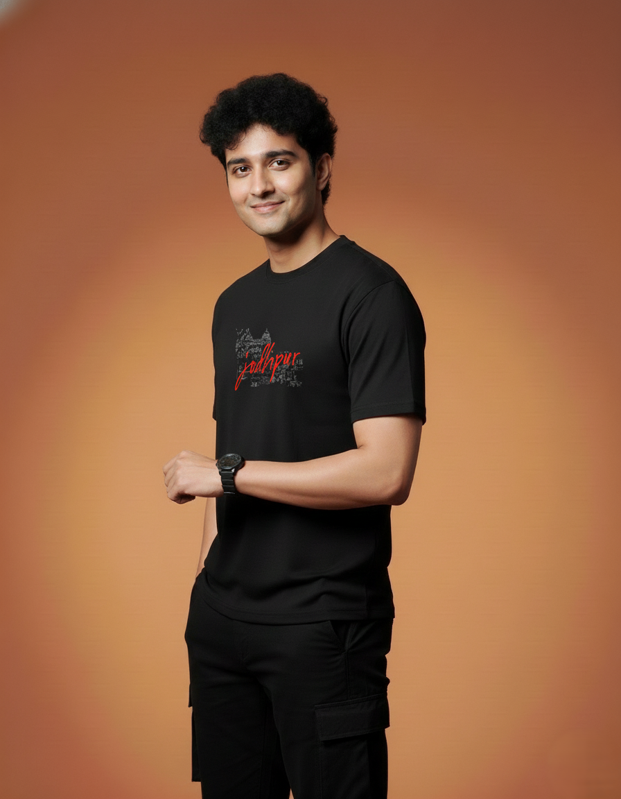 Men Printed Regular Cotton T-Shirt