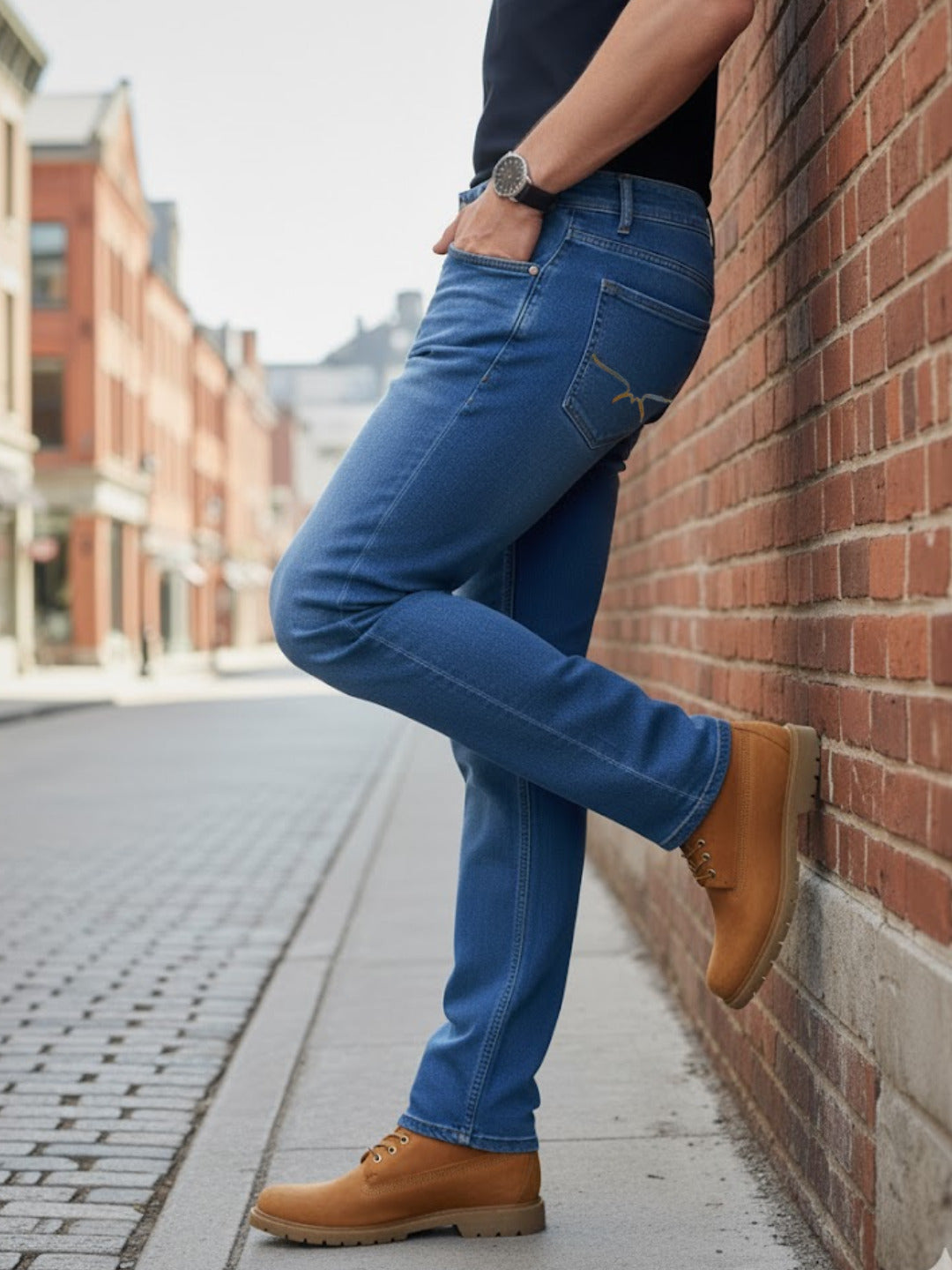 Men Blue Stretchable Jeans