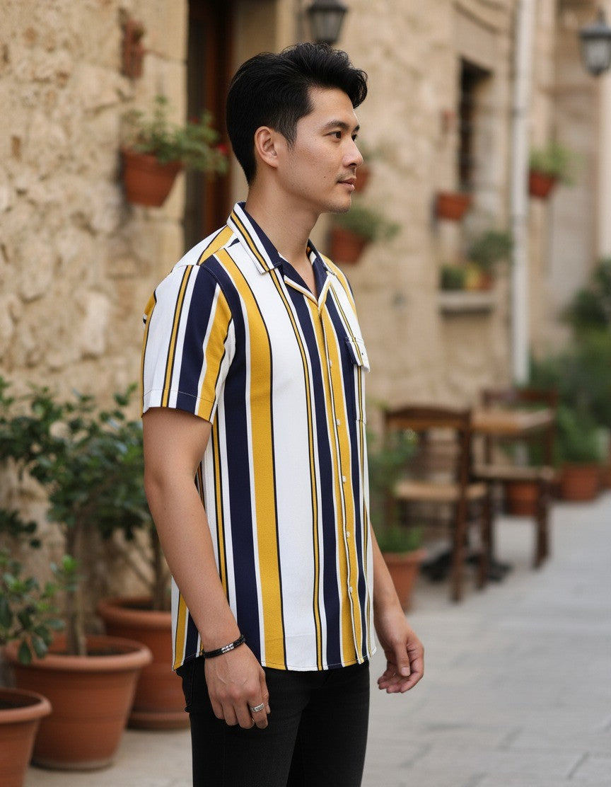 Men Multi Striped Shirt
