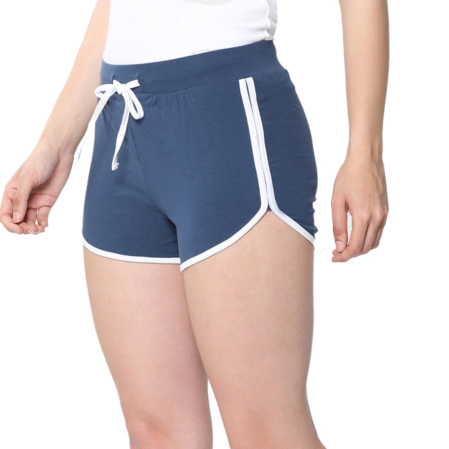 Women Relaxed Fit Dolphin Shorts