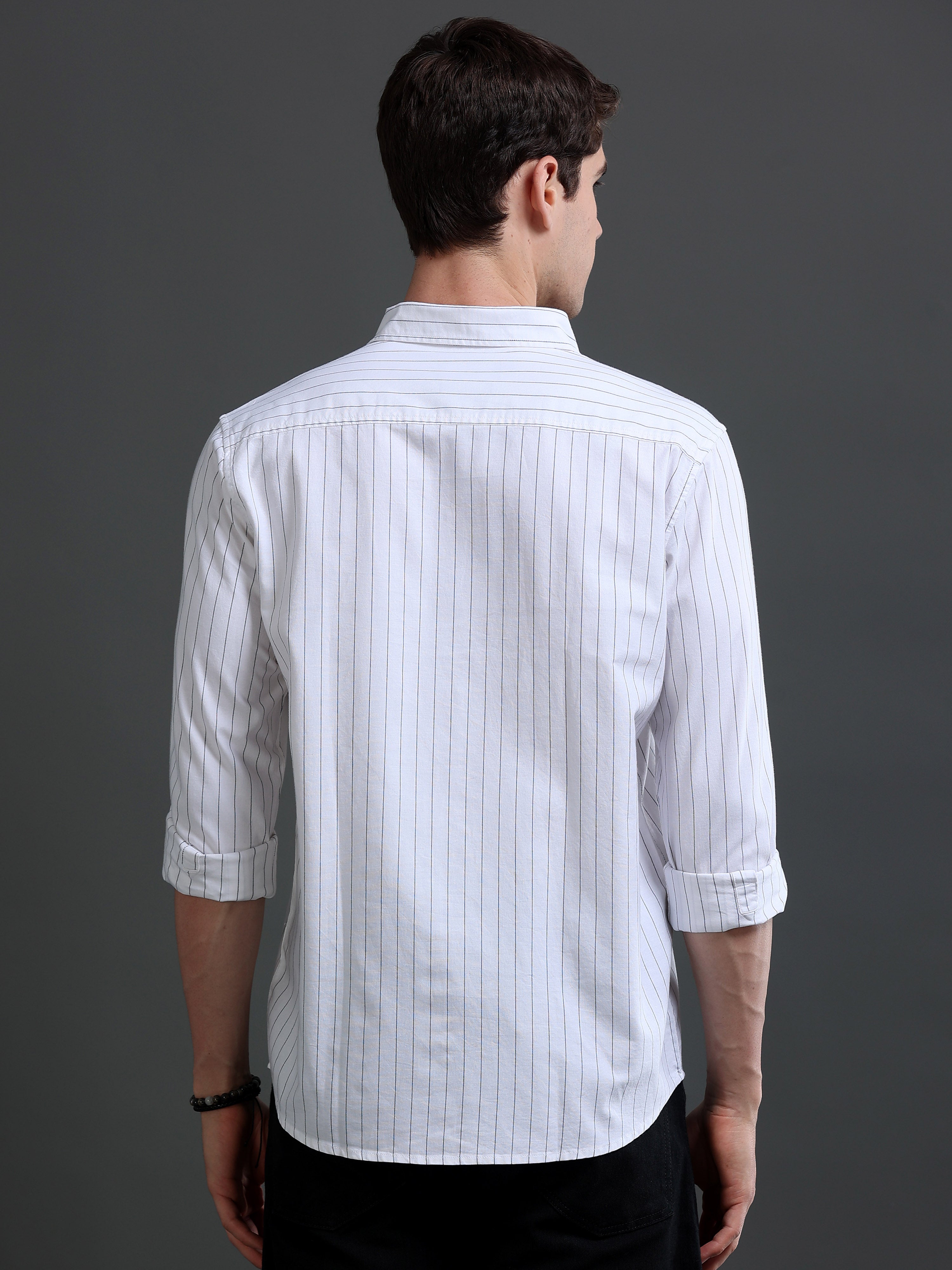 Men White Oxford Shirt