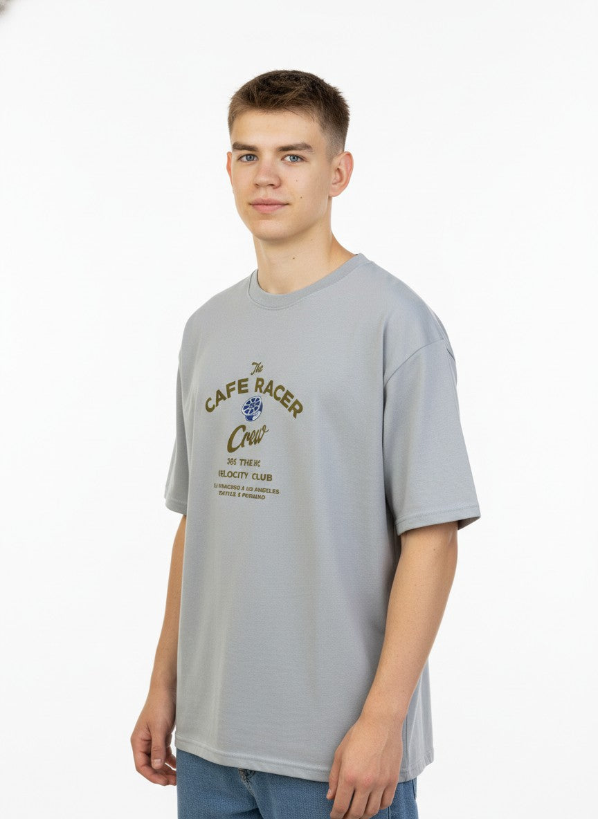 Men Oversized Cotton Printed T-Shirt