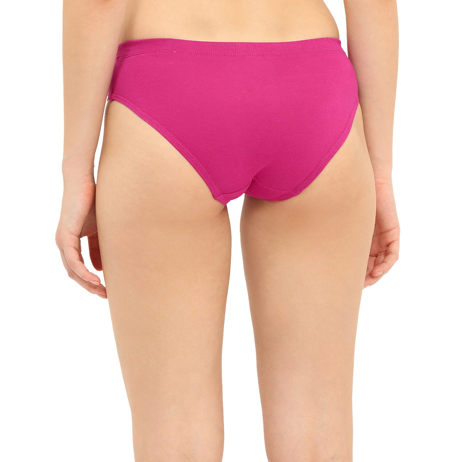 Medium Rise 3/4th Coverage Hipster Panty Pack Of 3