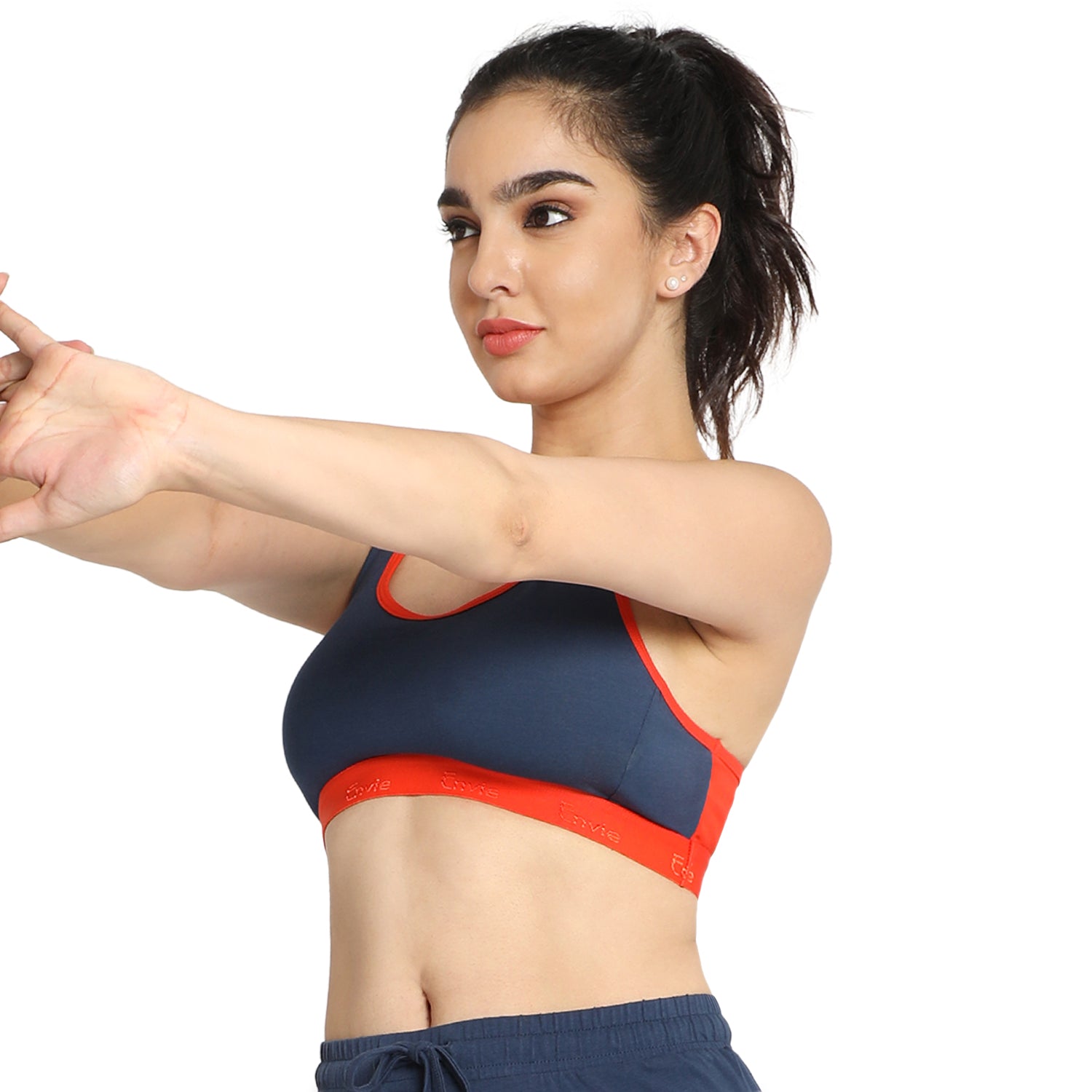 Non-Padded Non-Wired Full Coverage Sports Bra