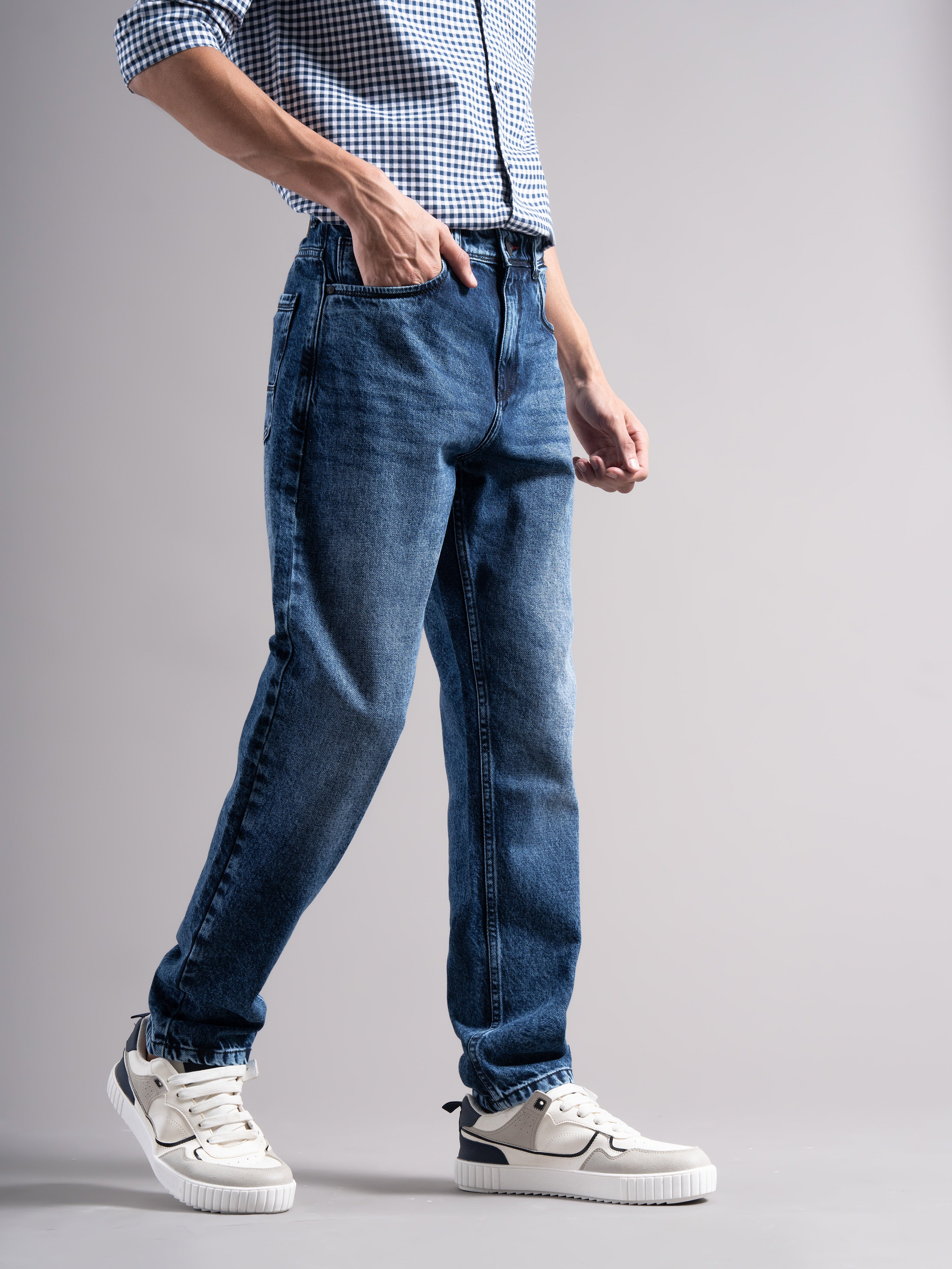 Men Blue Regular Fit Jeans