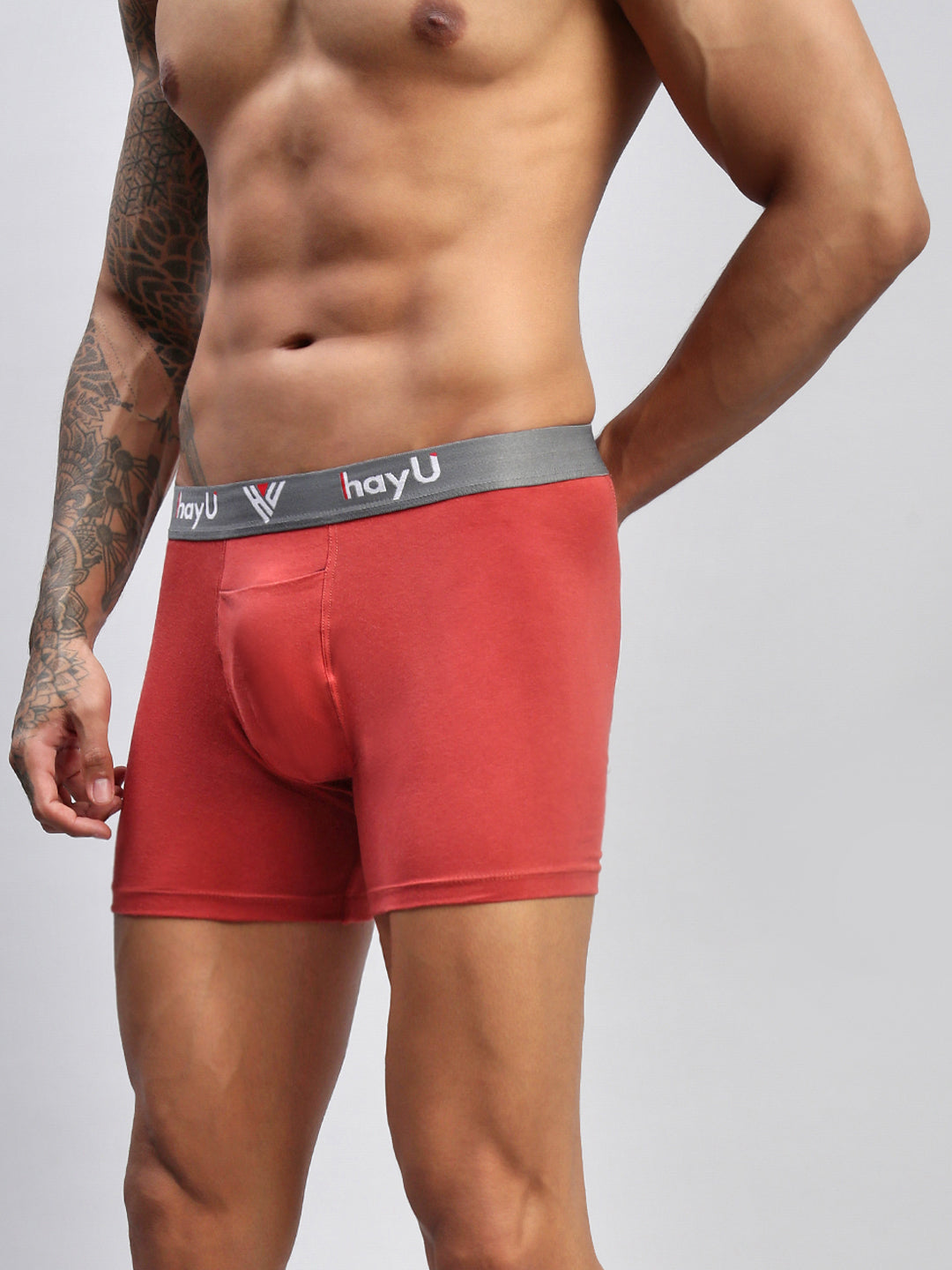 Men Red Boxer Briefs