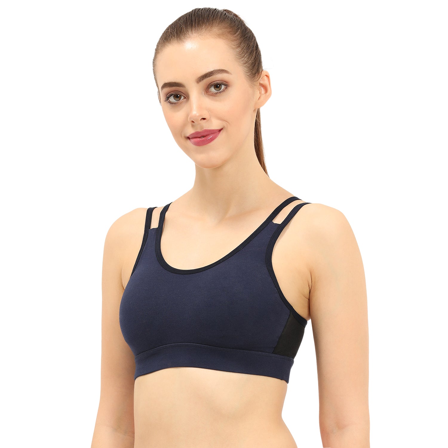 Padded Non-Wired Full Coverage Sports Bra