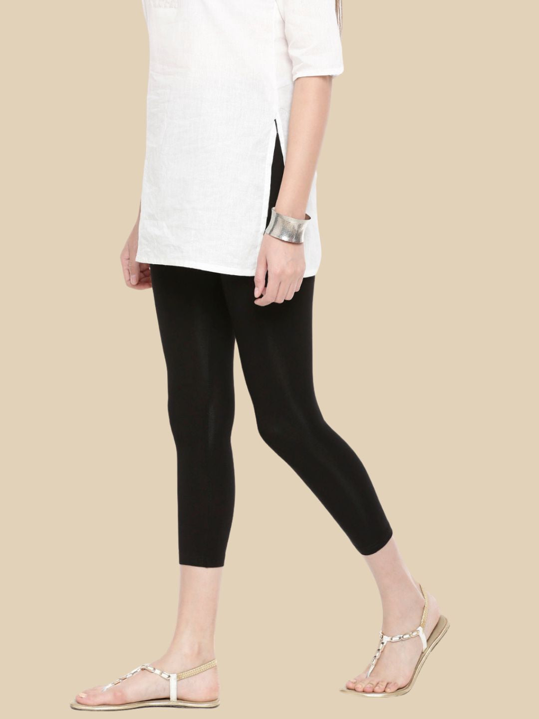 Women Black Casual Leggings