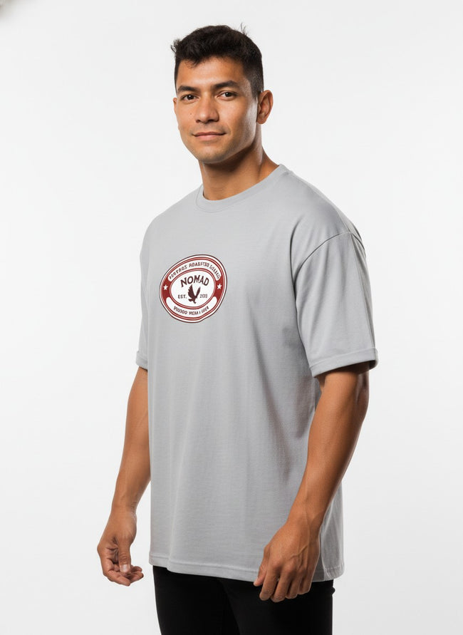 Men Oversized Cotton Printed T-Shirt