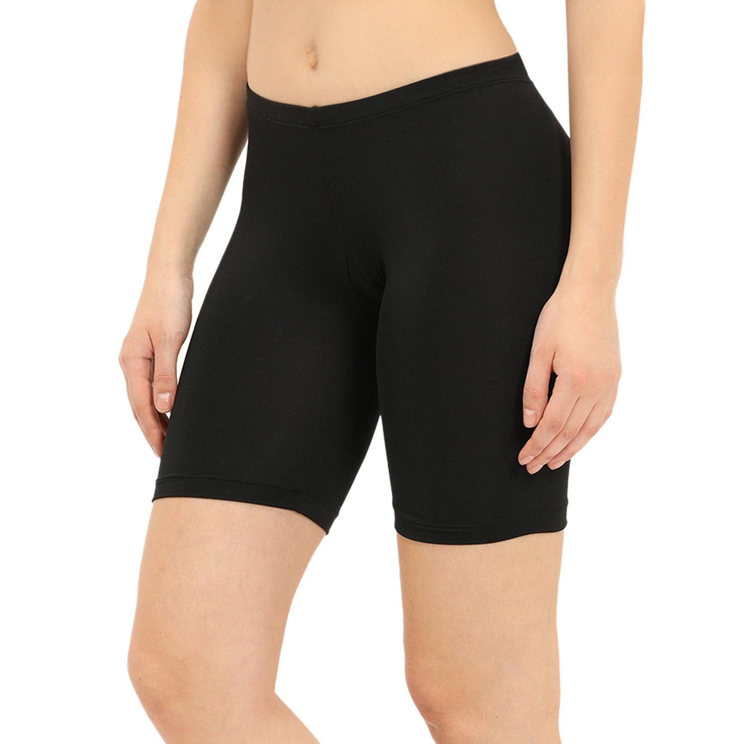 Women Black Cycling Shorts