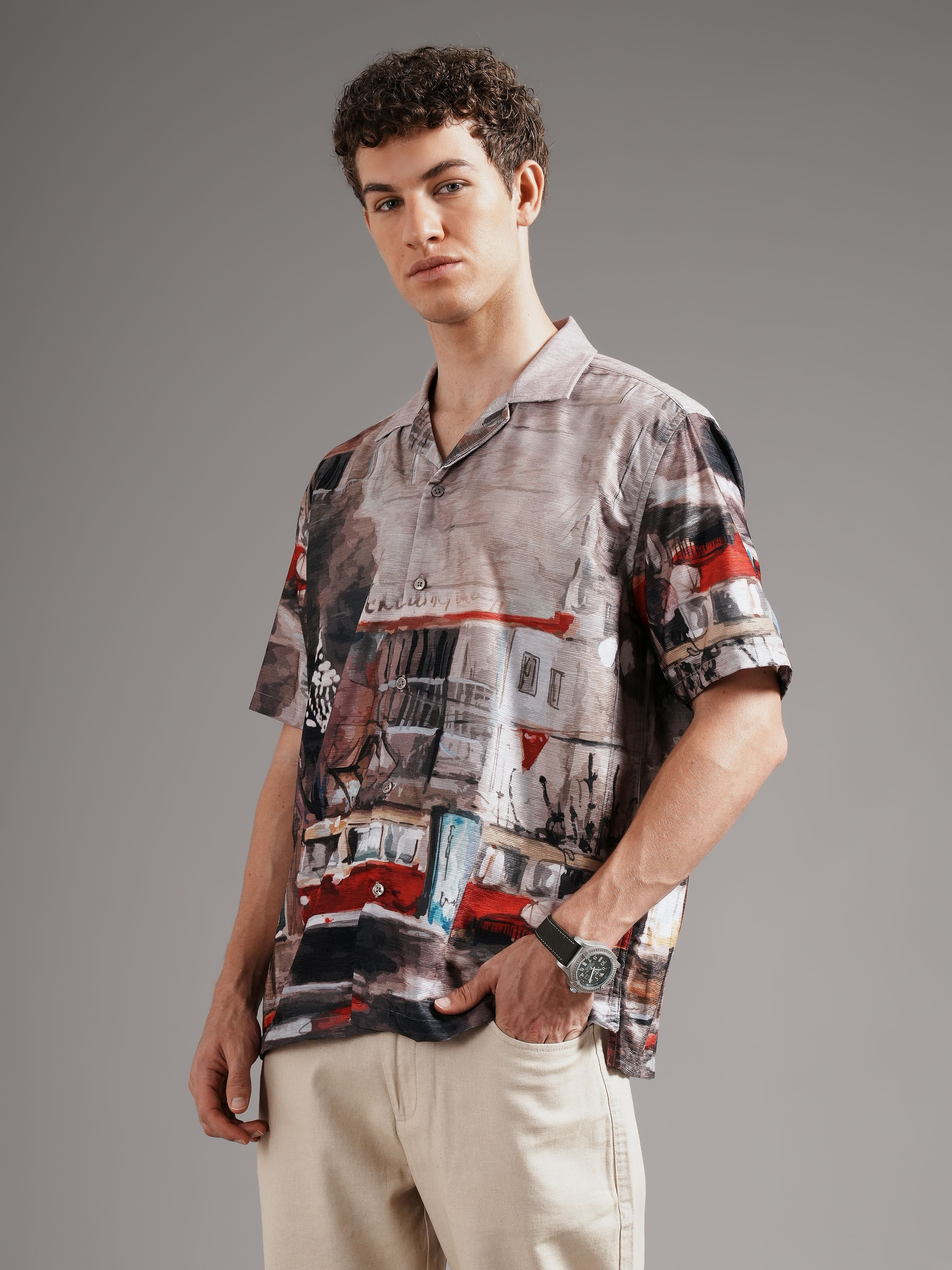 Men Multi Casual Printed Shirt