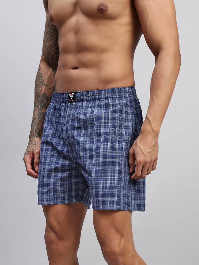 Men Striped Cotton Boxer Shorts