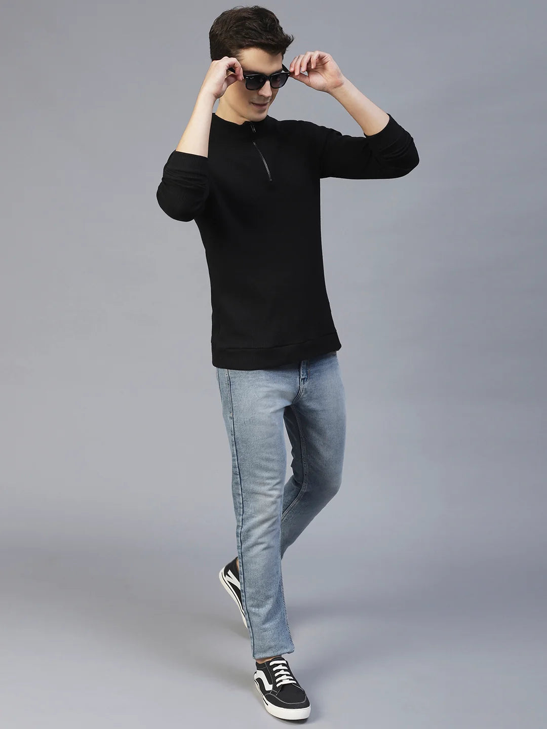 Men Comfy Henley Knit T-Shirt
