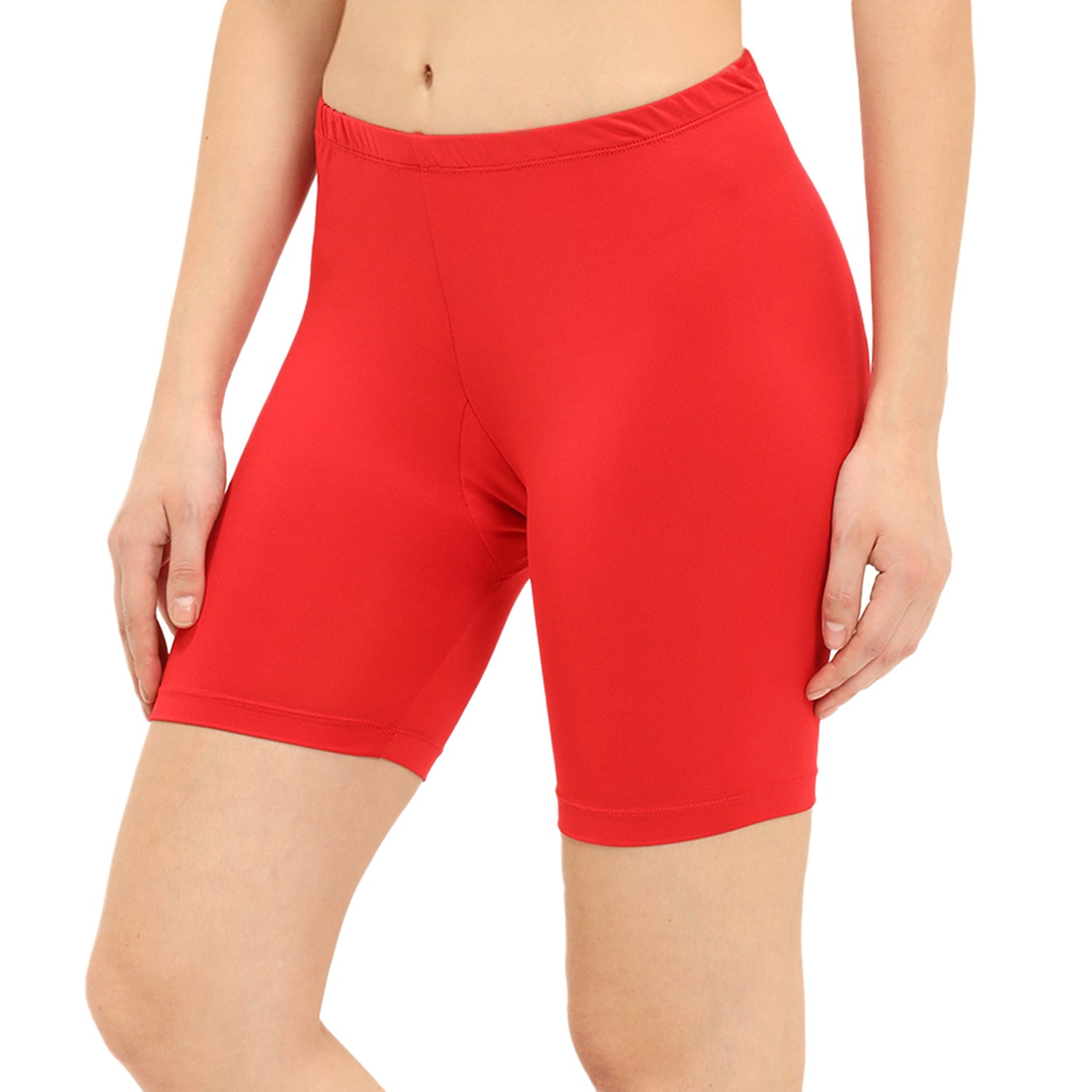 Women Red Cycling Shorts