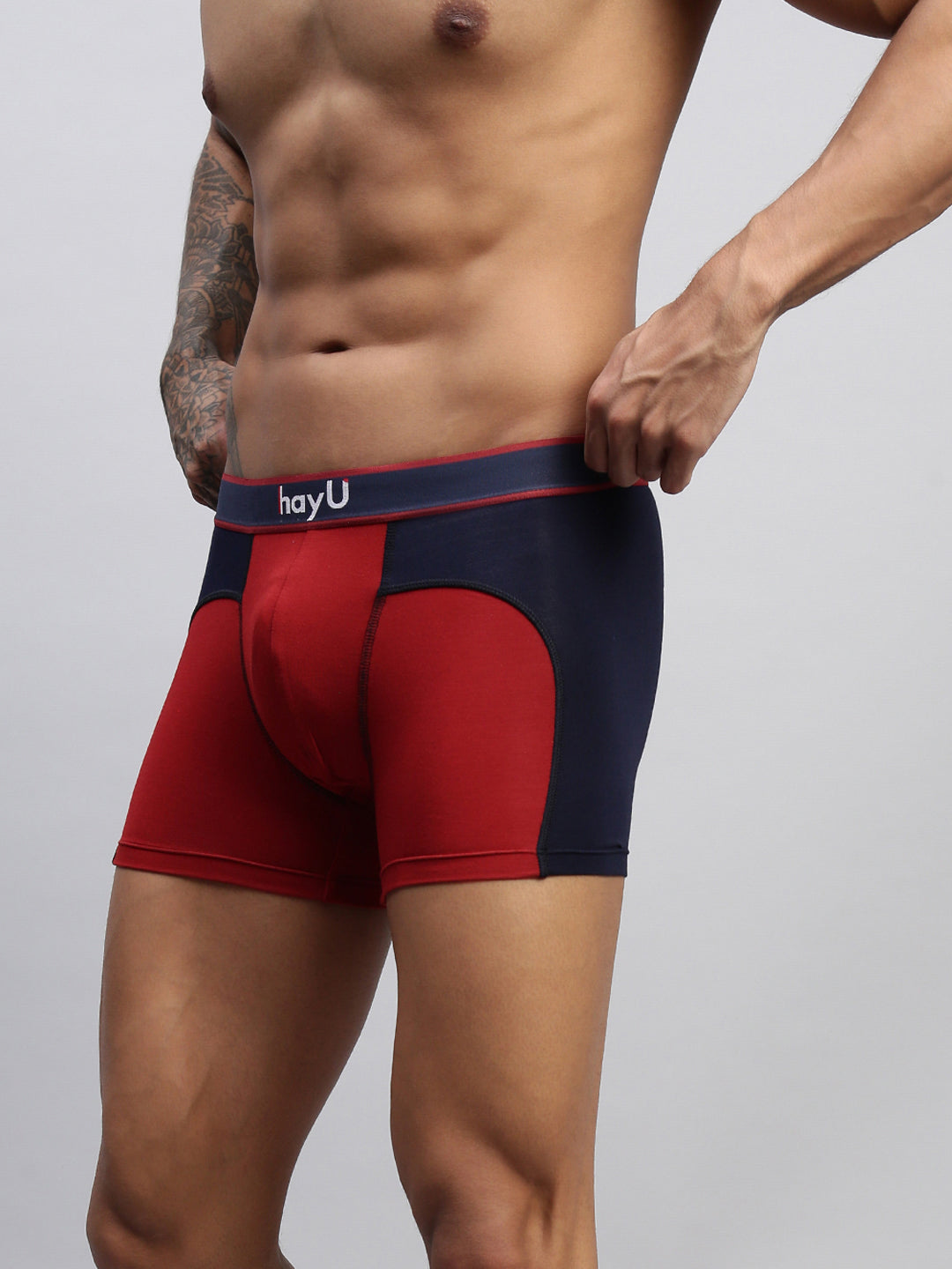 Men Red Modal Trunks