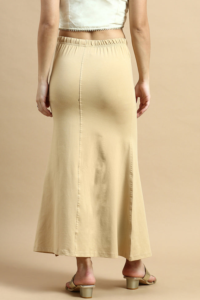 Women Beige Saree Shapewear