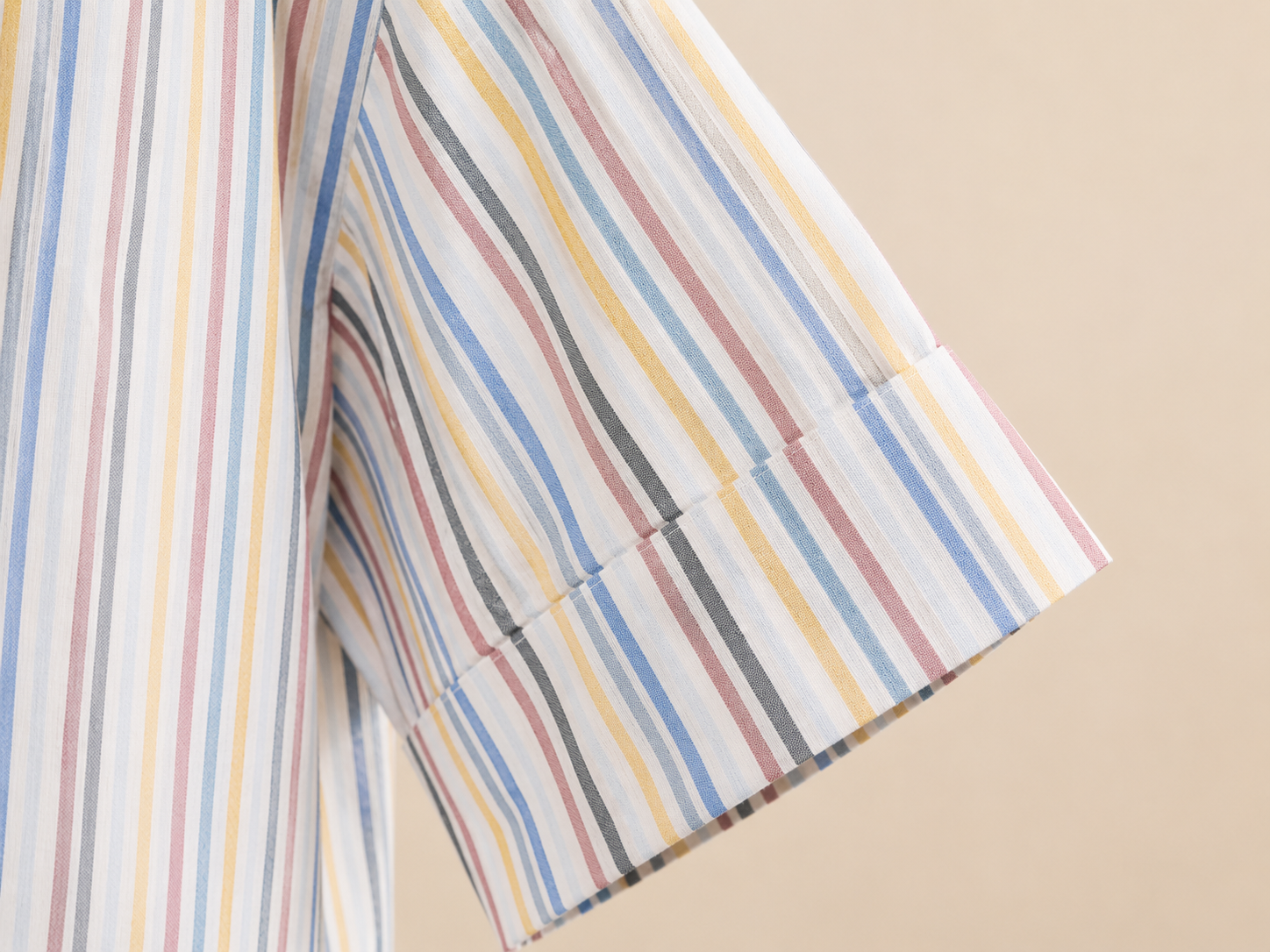 Women Multi Stripe Boxy Fit Shirt