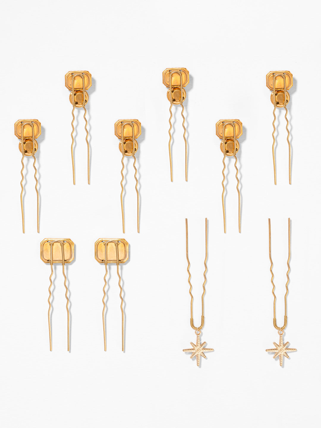 Multi Crystal Pins - Set of 6