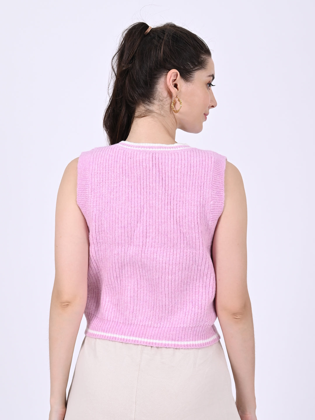 Women Pink Vest