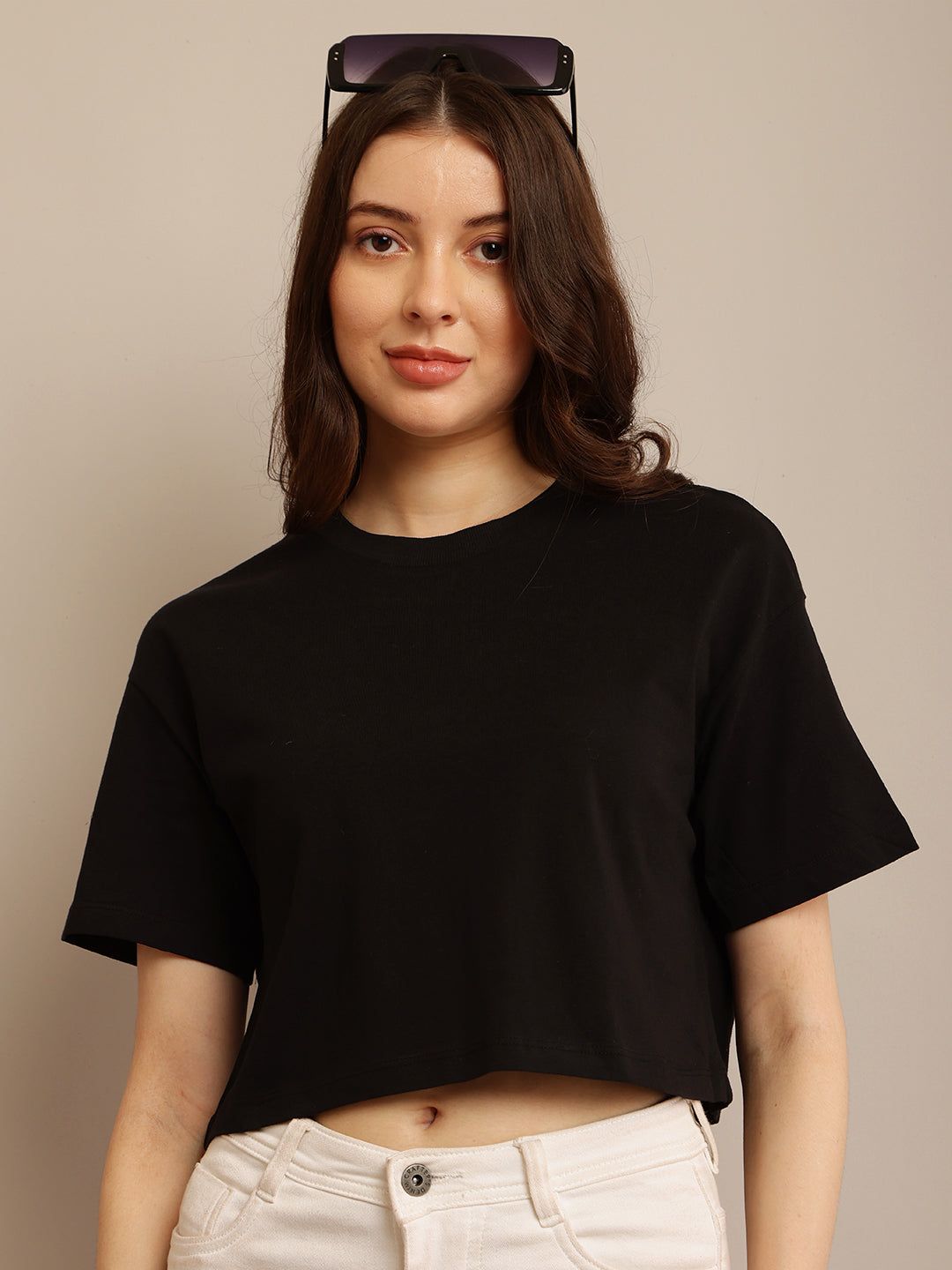 Women Loose Fit Crop Top