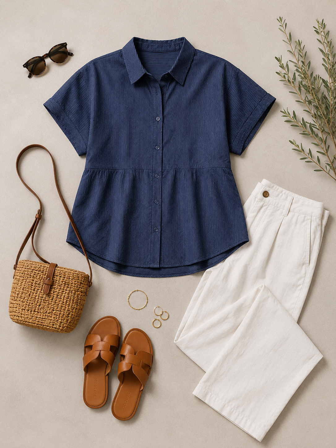 Women Dark Grey Stripe Shirt With Waist Tie