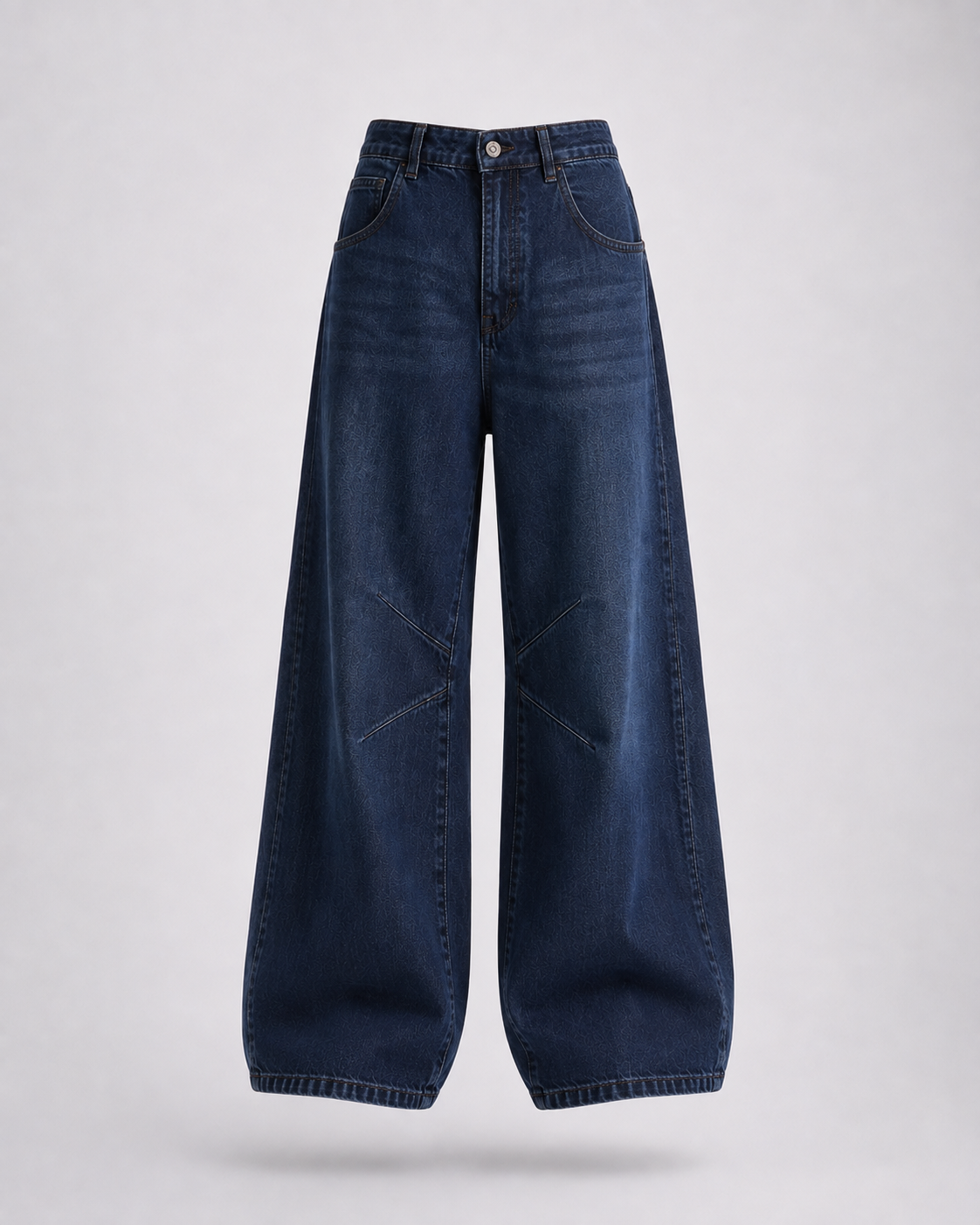 Men Navy Baggy Jeans