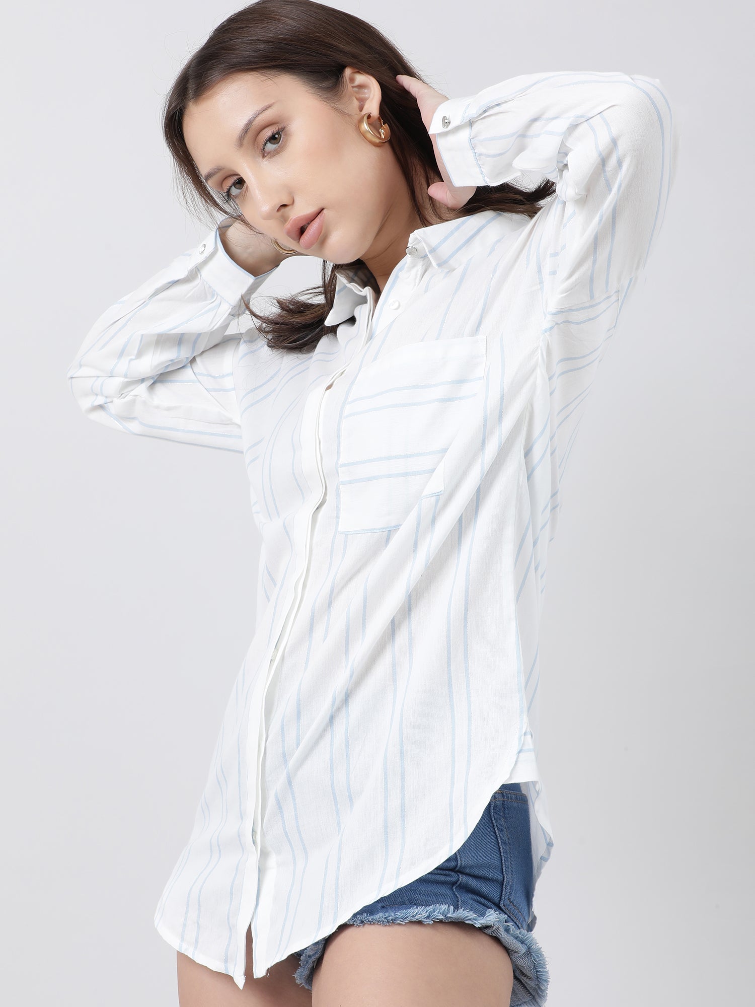 Women Regular Fit White Shirt