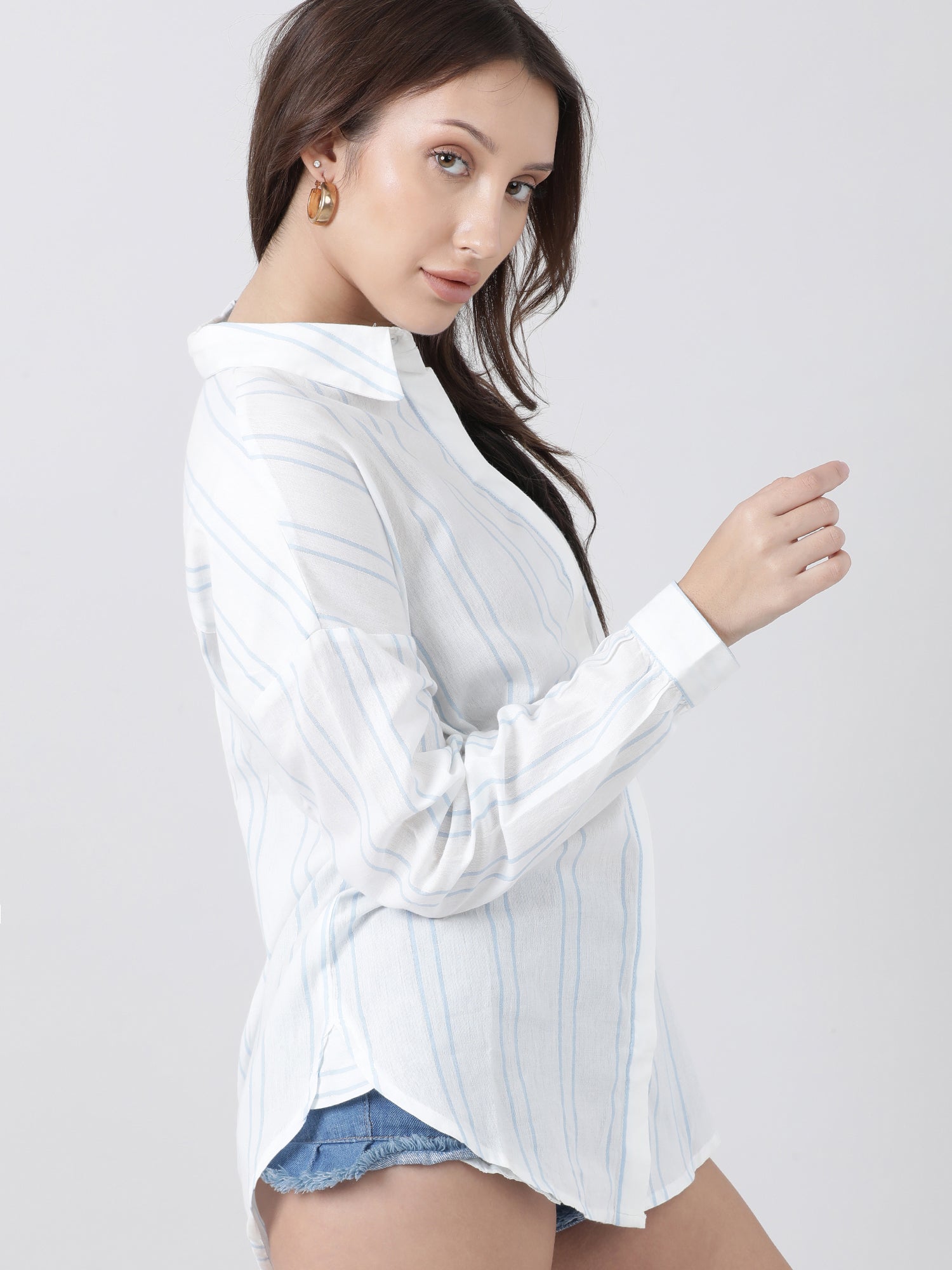 Women Regular Fit White Shirt