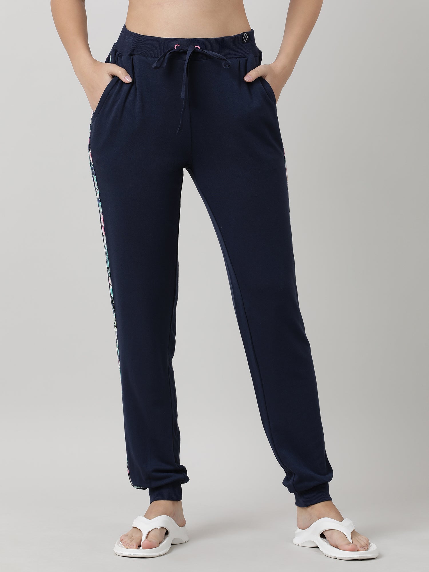 Women Navy Blue Joggers