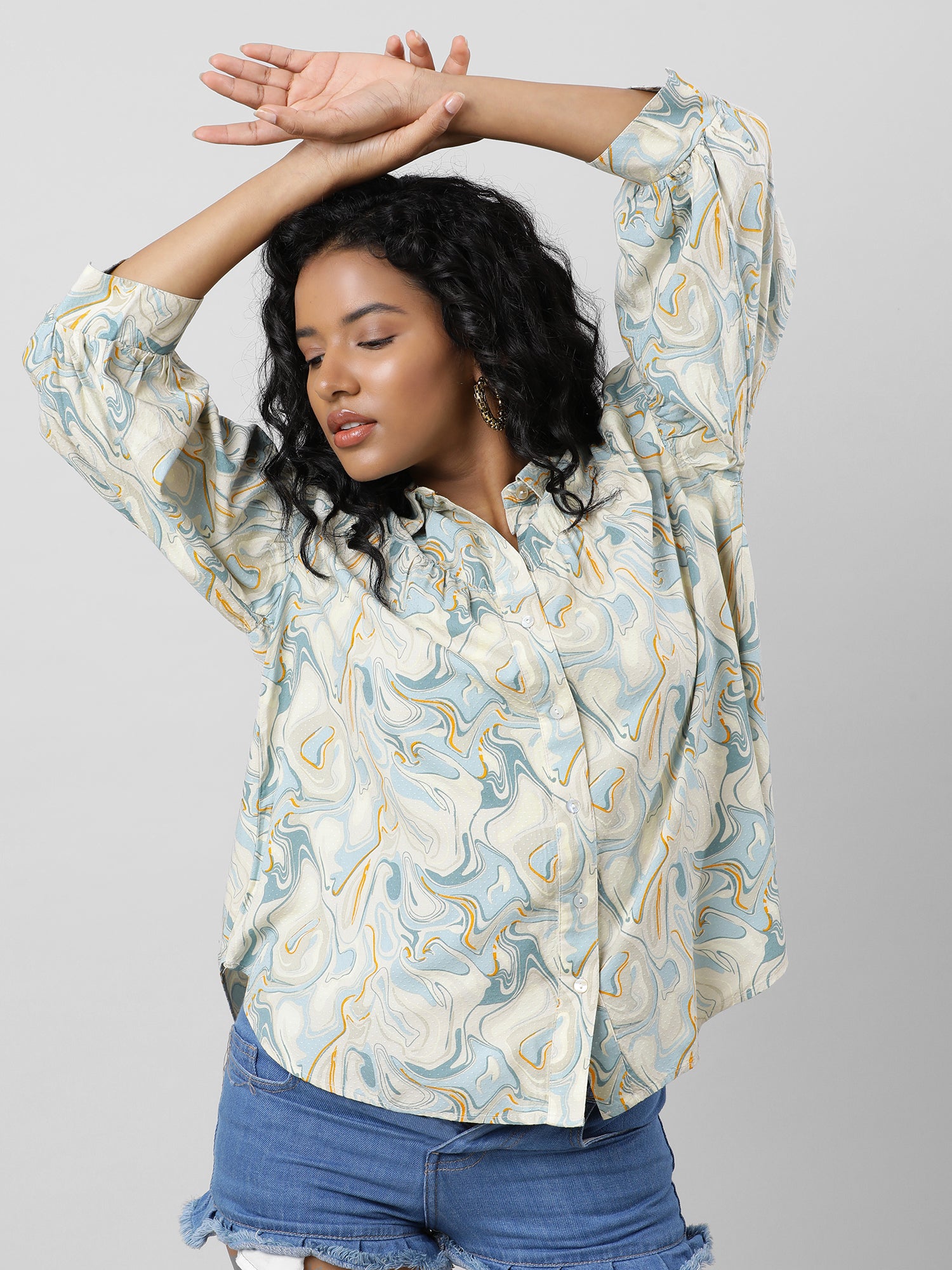 Buttoned Up Printed Shirt